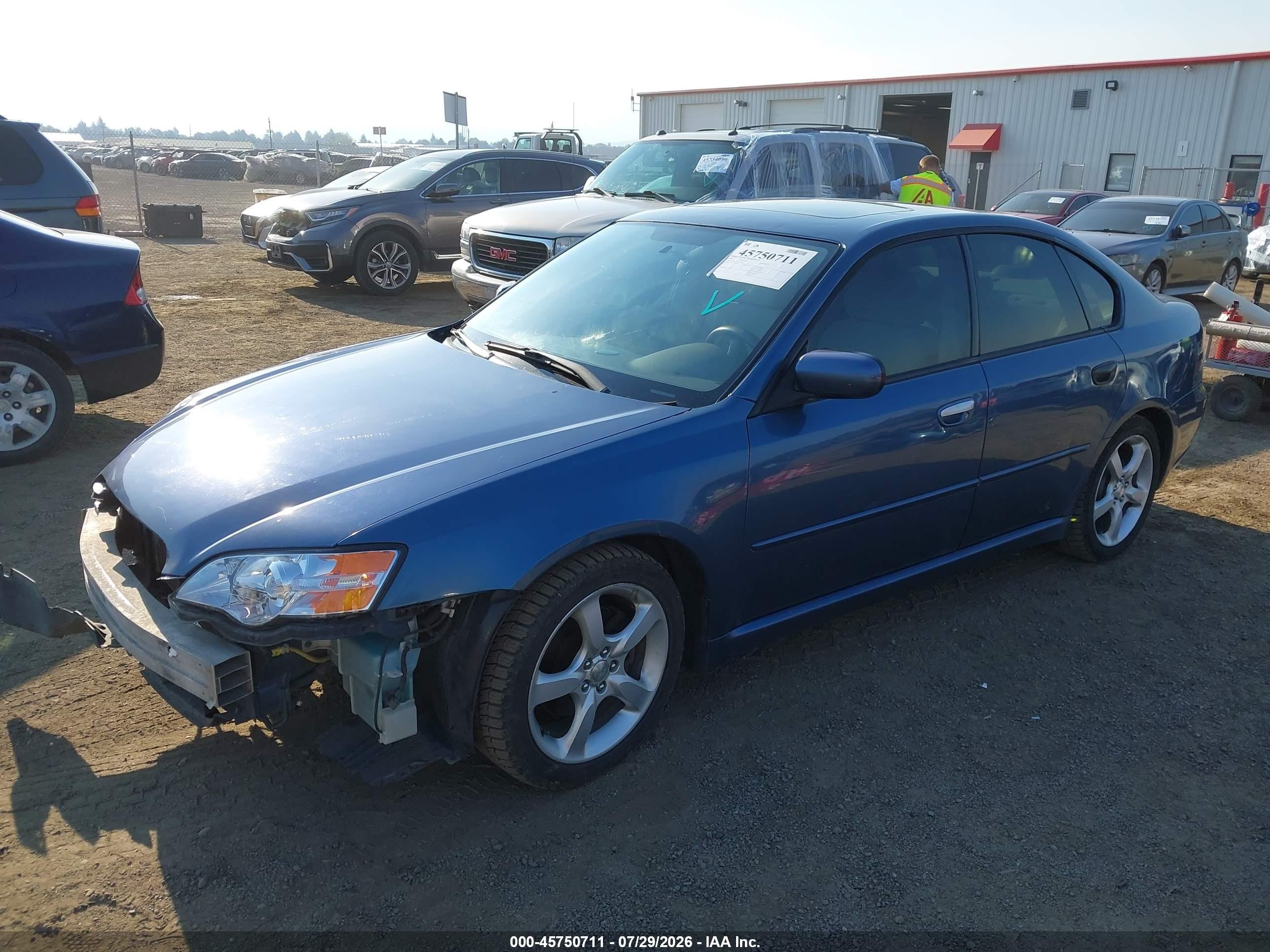 2006 Subaru Legacy 2.5i/2.5i Limited Blue vin: 4S3BL626867210432