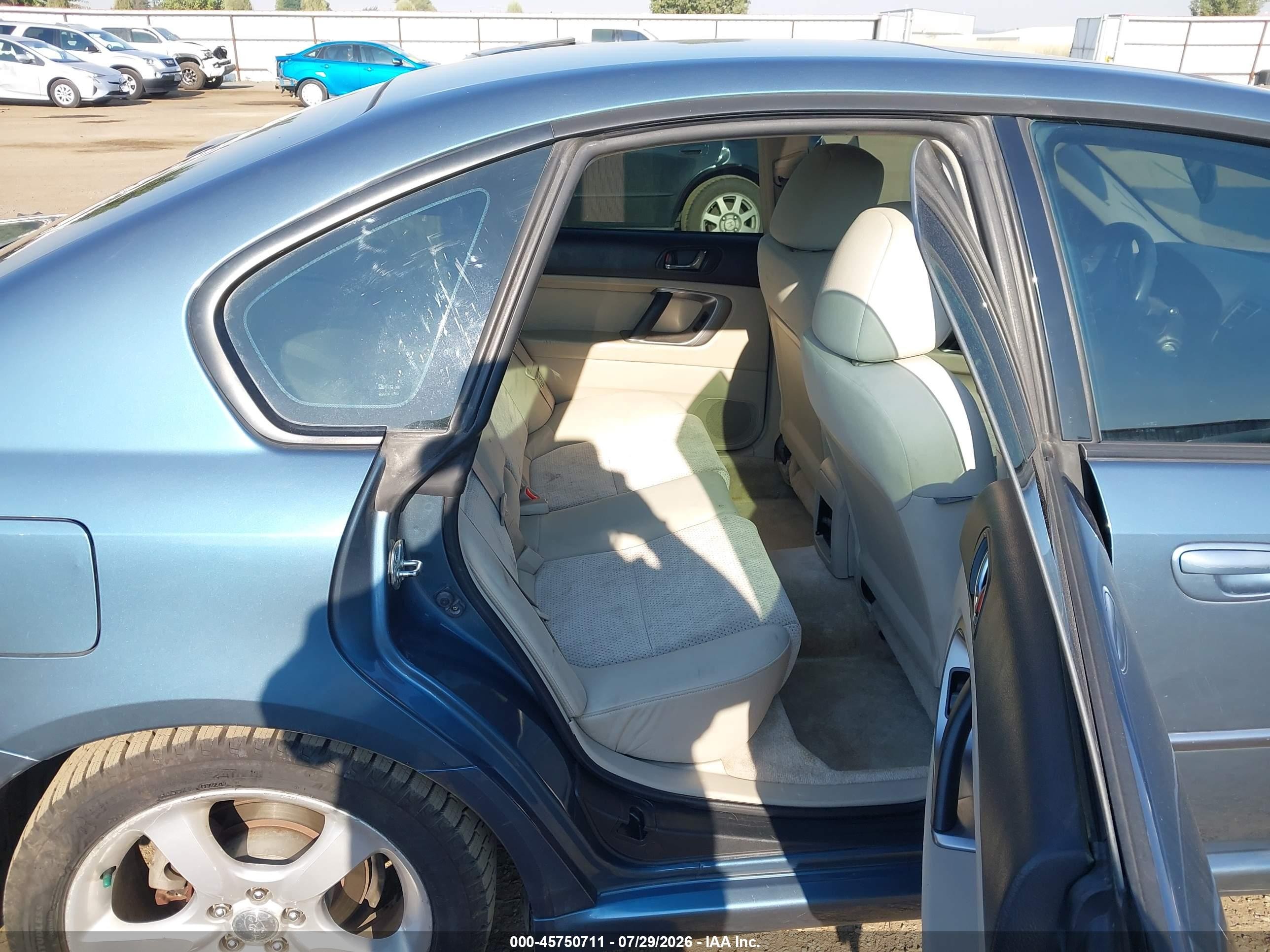 2006 Subaru Legacy 2.5i/2.5i Limited Blue vin: 4S3BL626867210432