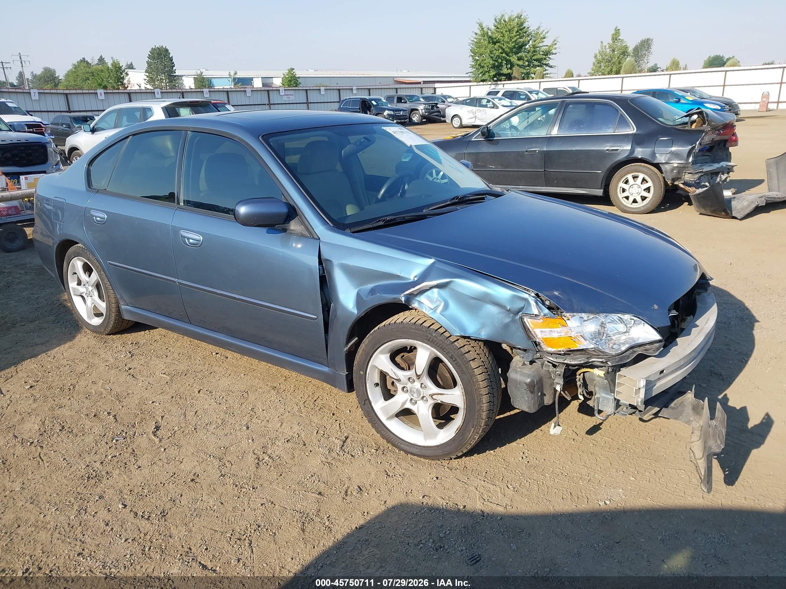 2006 Subaru Legacy 2.5i/2.5i Limited Blue vin: 4S3BL626867210432