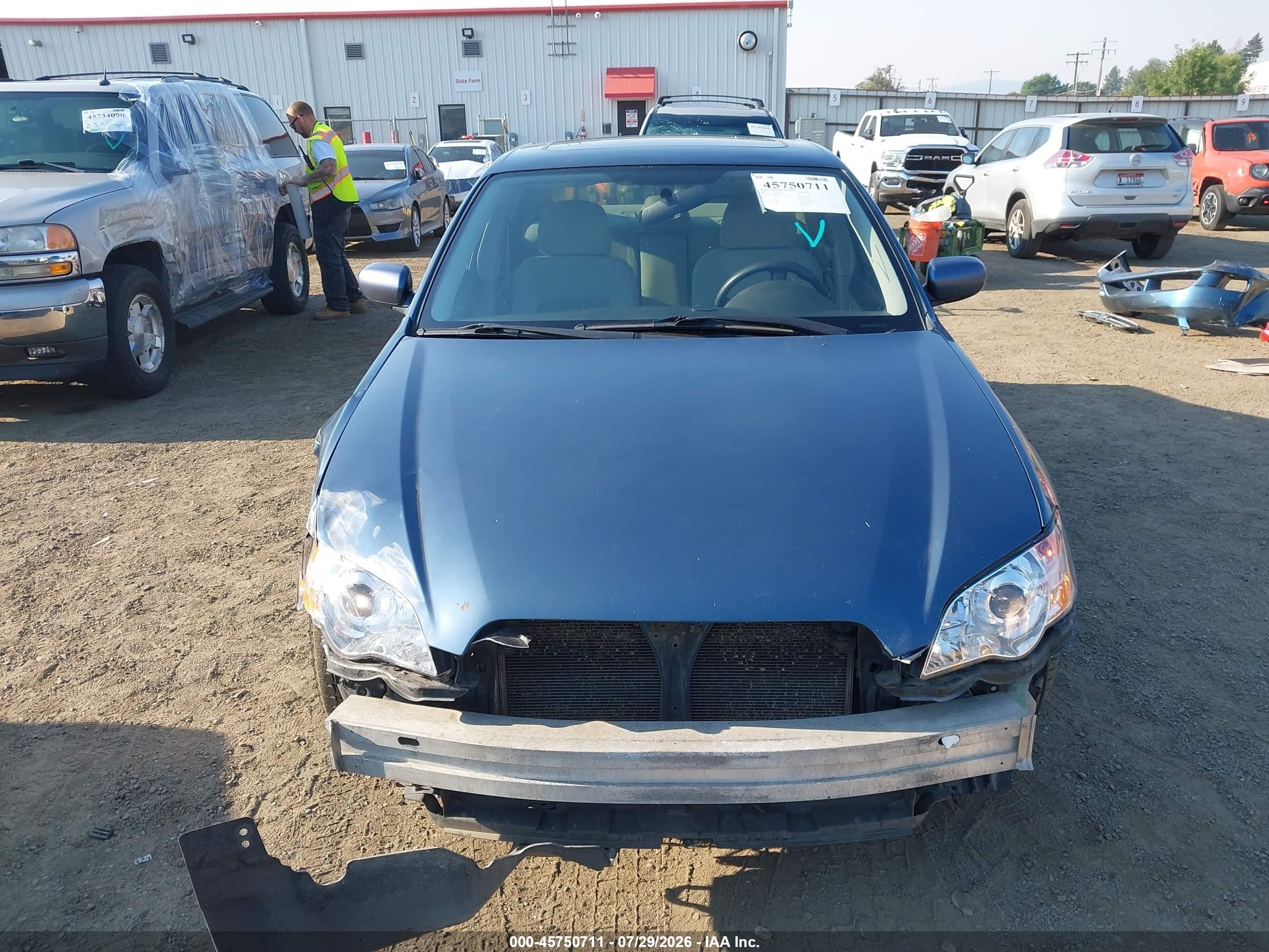 2006 Subaru Legacy 2.5i/2.5i Limited Blue vin: 4S3BL626867210432