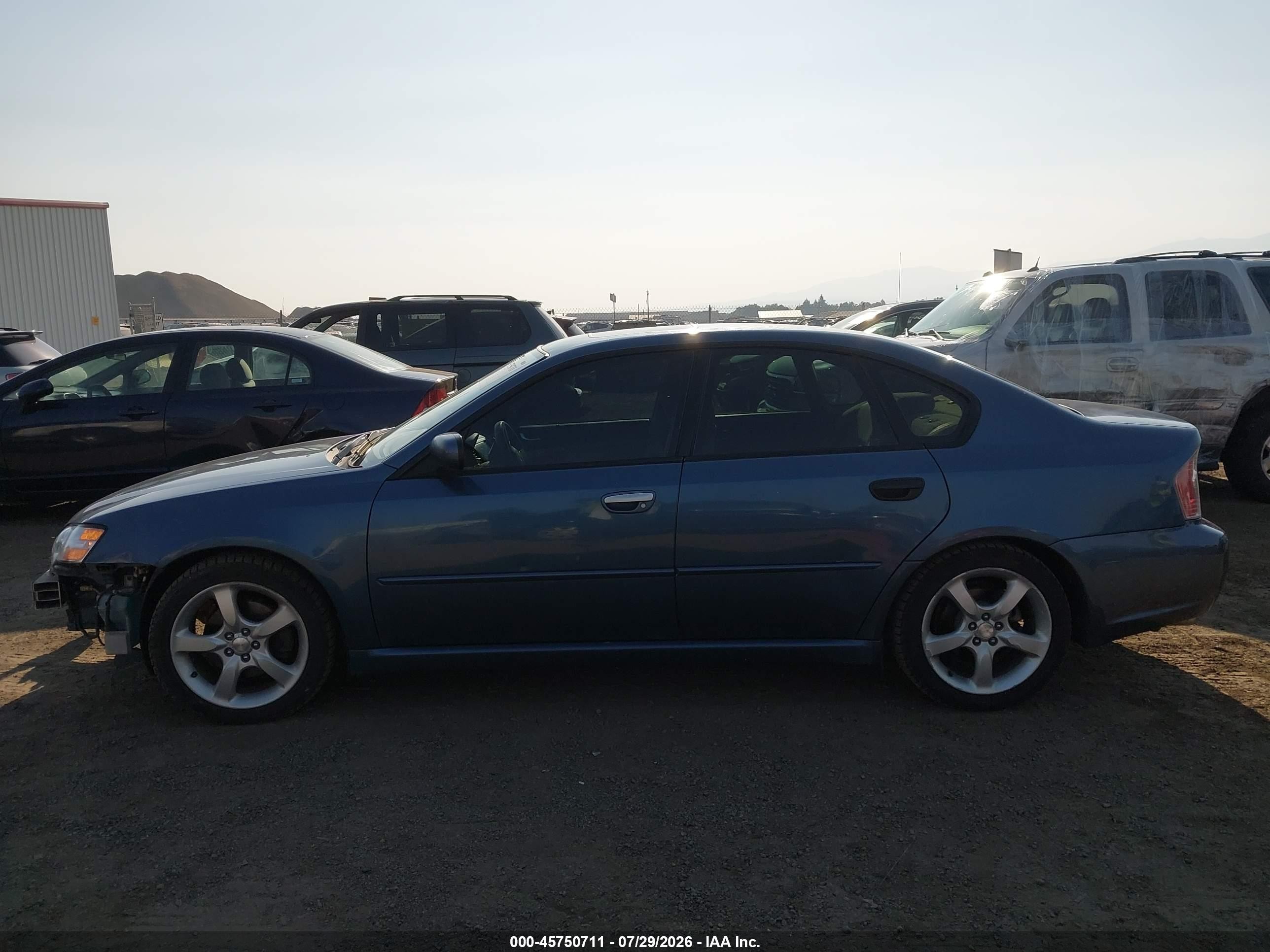 2006 Subaru Legacy 2.5i/2.5i Limited Blue vin: 4S3BL626867210432