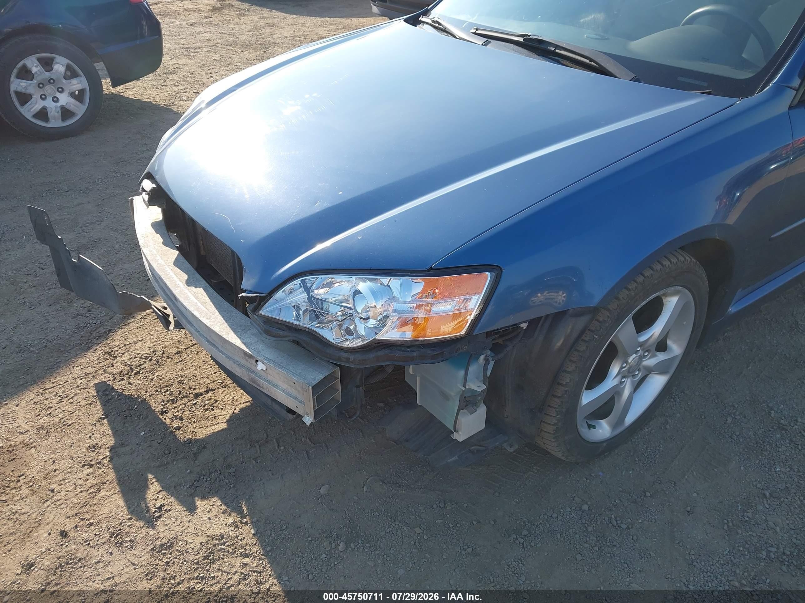 2006 Subaru Legacy 2.5i/2.5i Limited Blue vin: 4S3BL626867210432