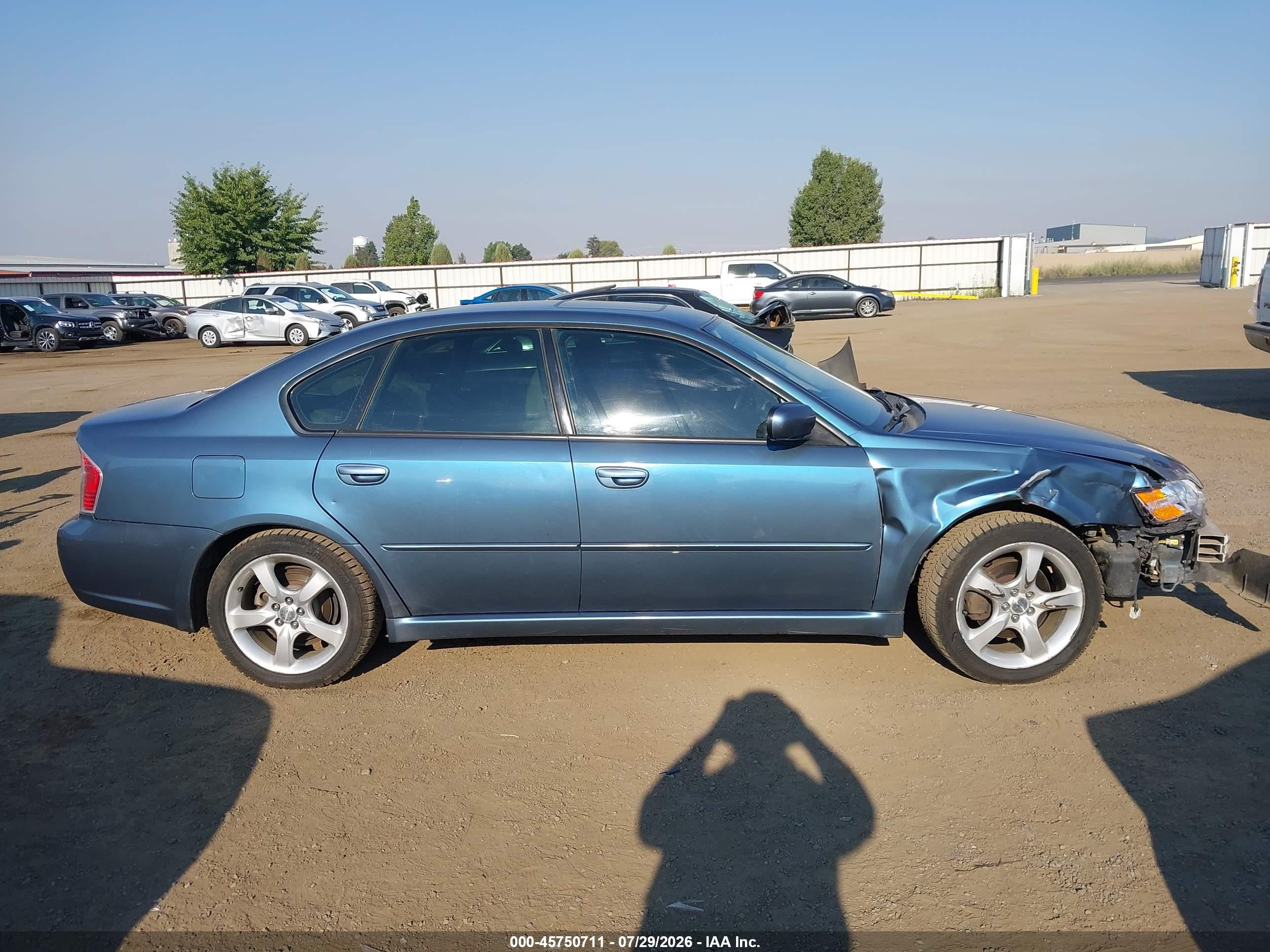 2006 Subaru Legacy 2.5i/2.5i Limited Blue vin: 4S3BL626867210432