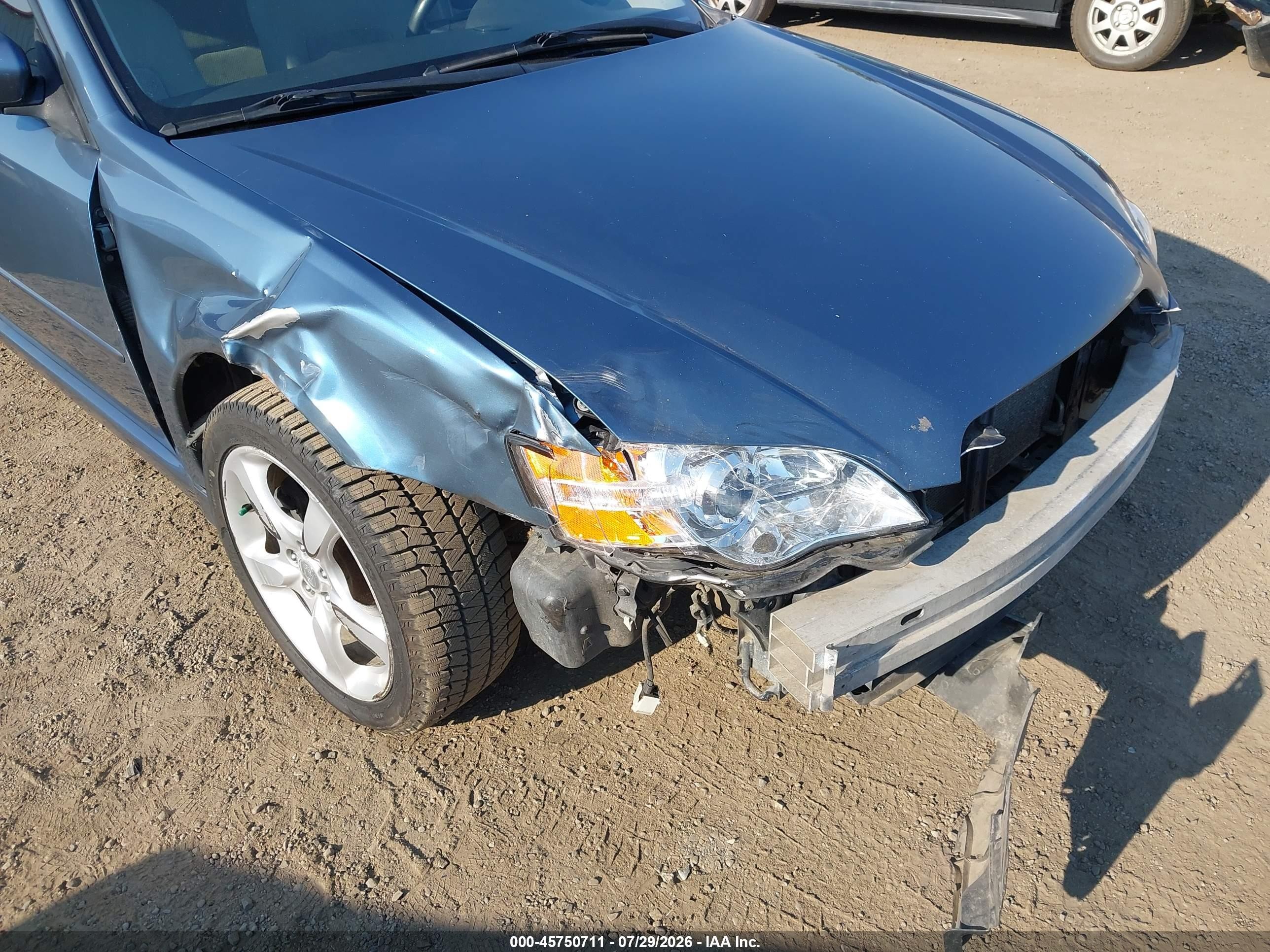 2006 Subaru Legacy 2.5i/2.5i Limited Blue vin: 4S3BL626867210432