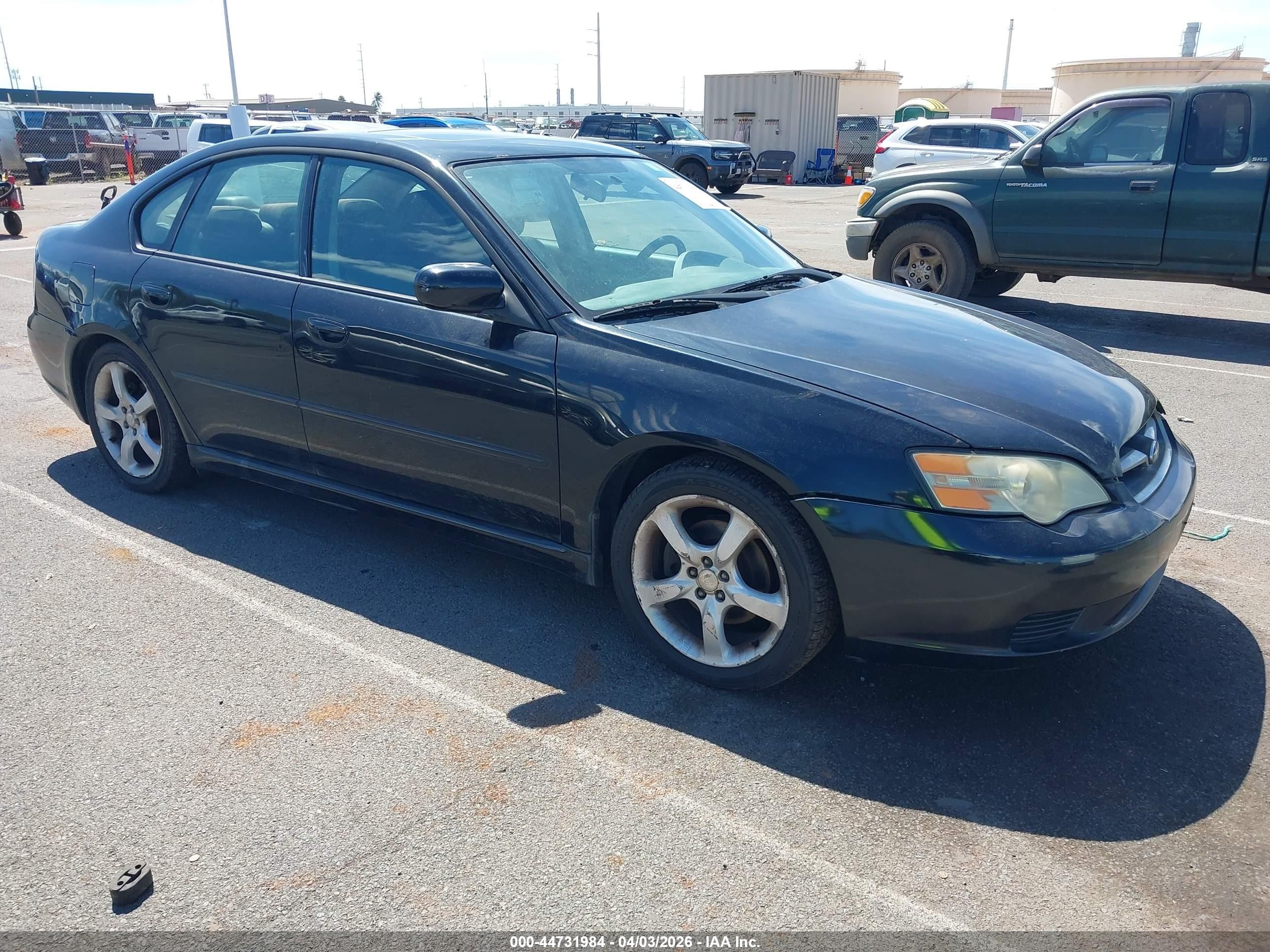 2006 Subaru Legacy 2.5i Black vin: 4S3BL626X67215406