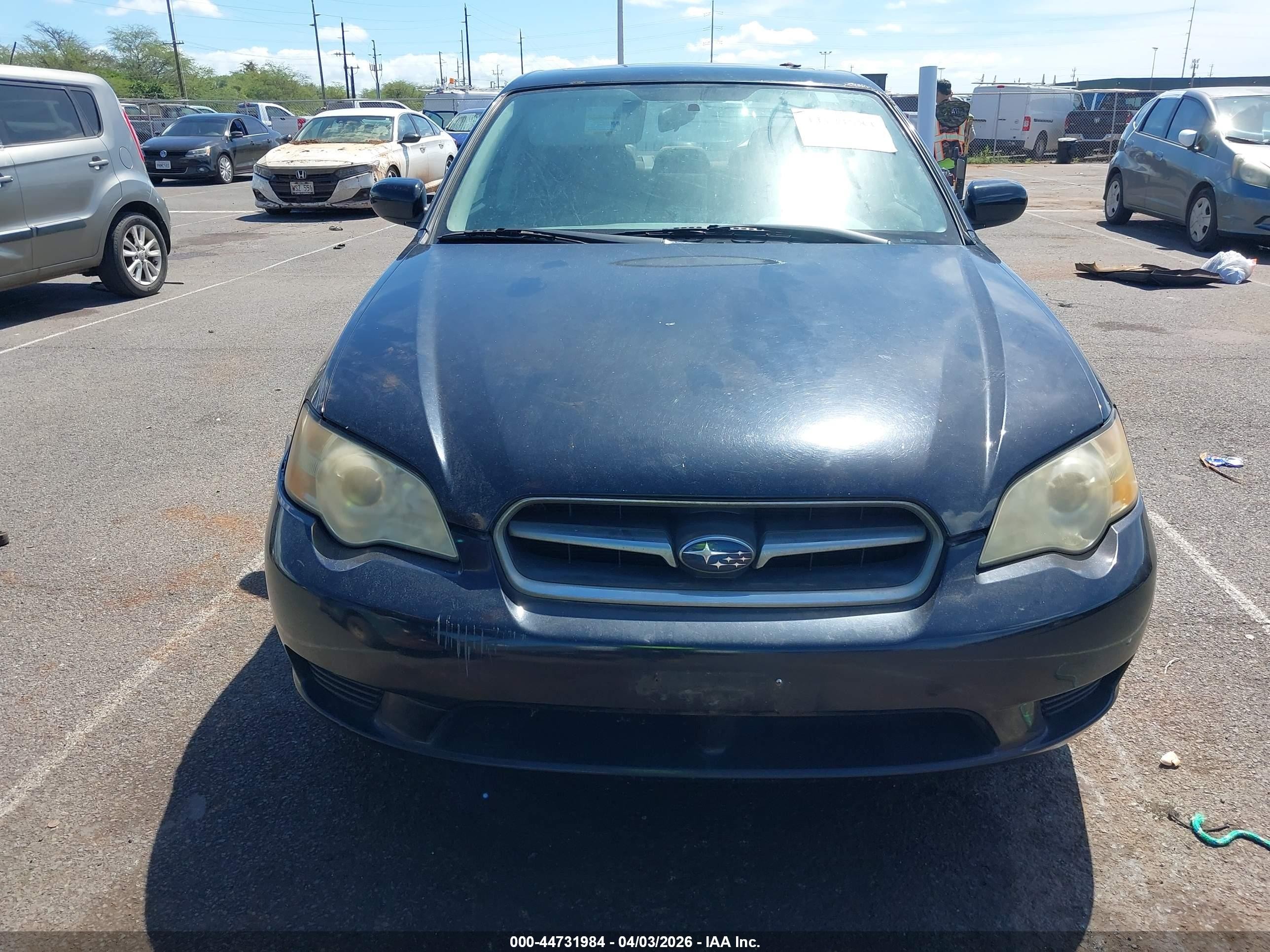 2006 Subaru Legacy 2.5i Black vin: 4S3BL626X67215406