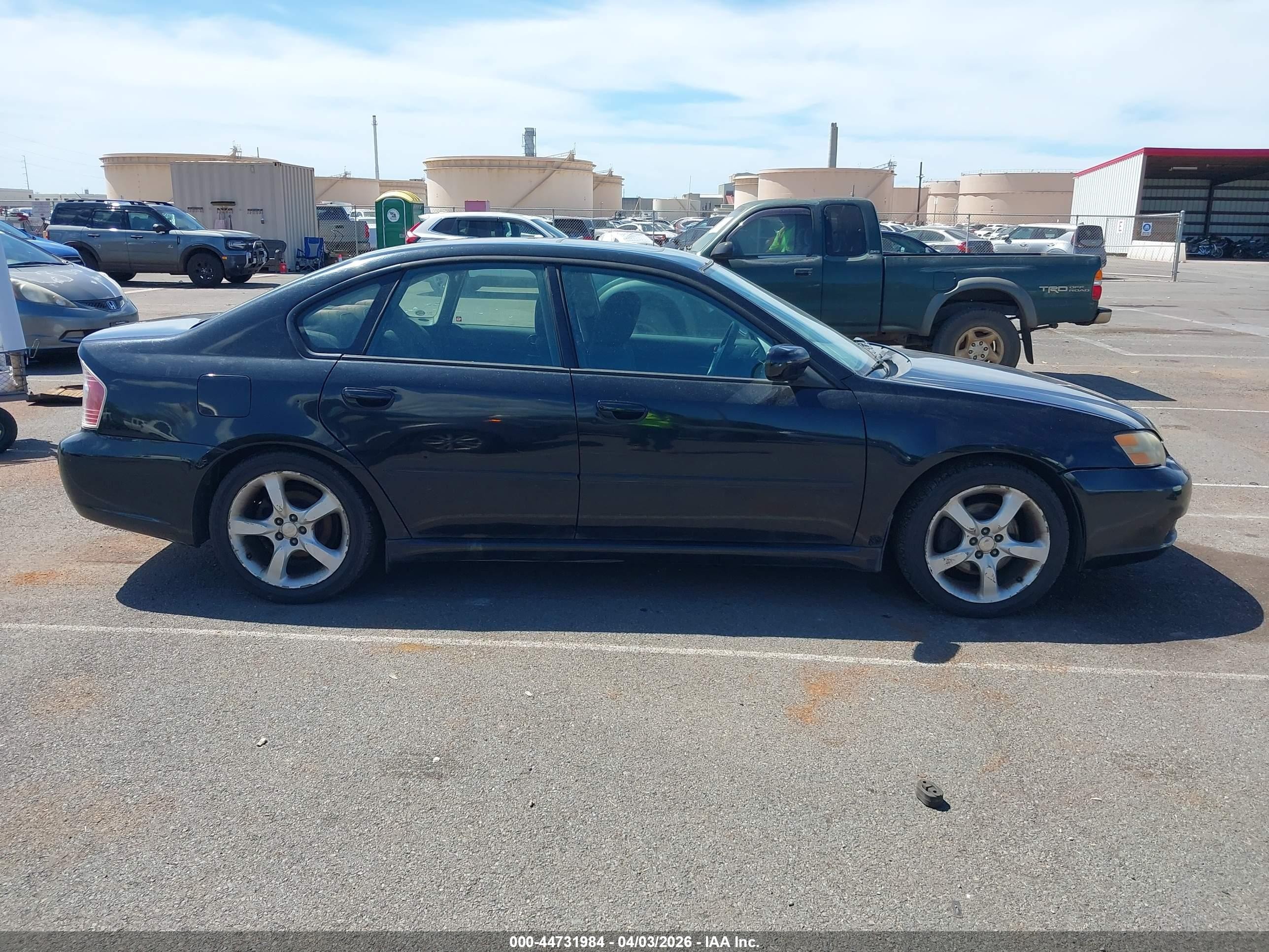 2006 Subaru Legacy 2.5i Black vin: 4S3BL626X67215406