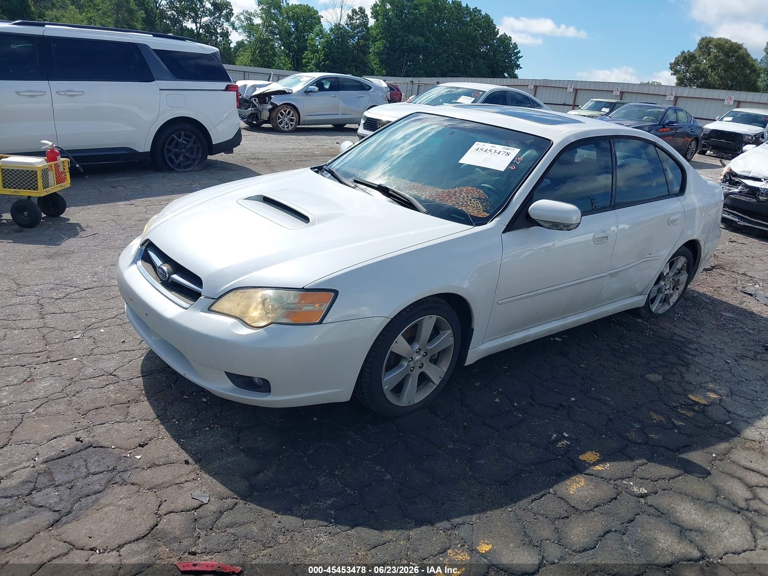 2007 Subaru Legacy 2.5gt Limited White vin: 4S3BL676074210792