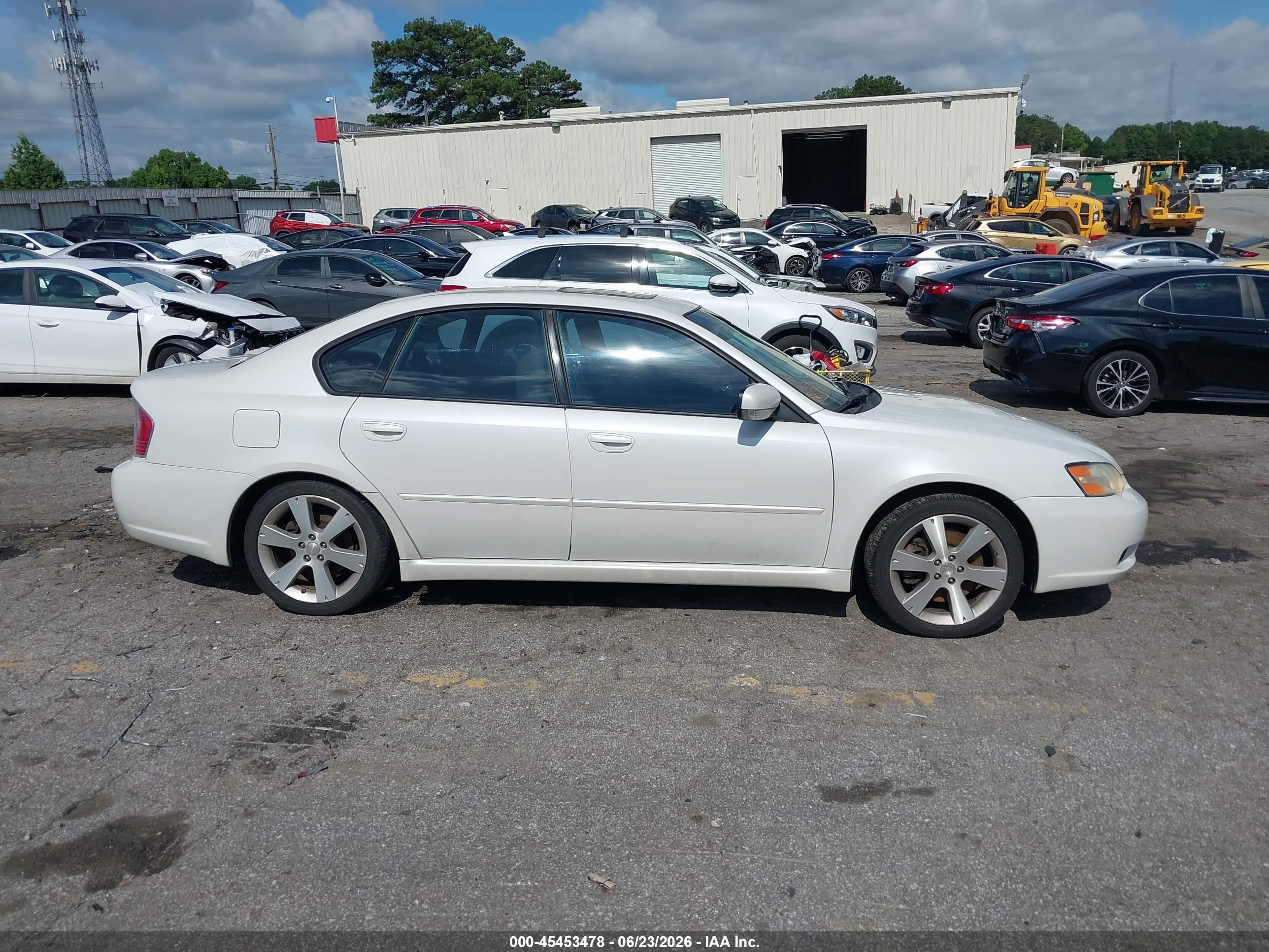 2007 Subaru Legacy 2.5gt Limited White vin: 4S3BL676074210792