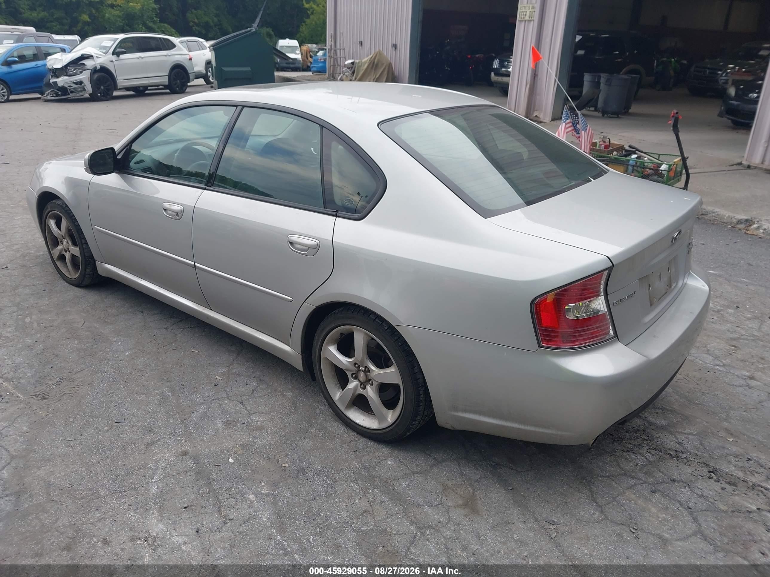 2005 Subaru Legacy 2.5gt Limited Silver vin: 4S3BL676256203540