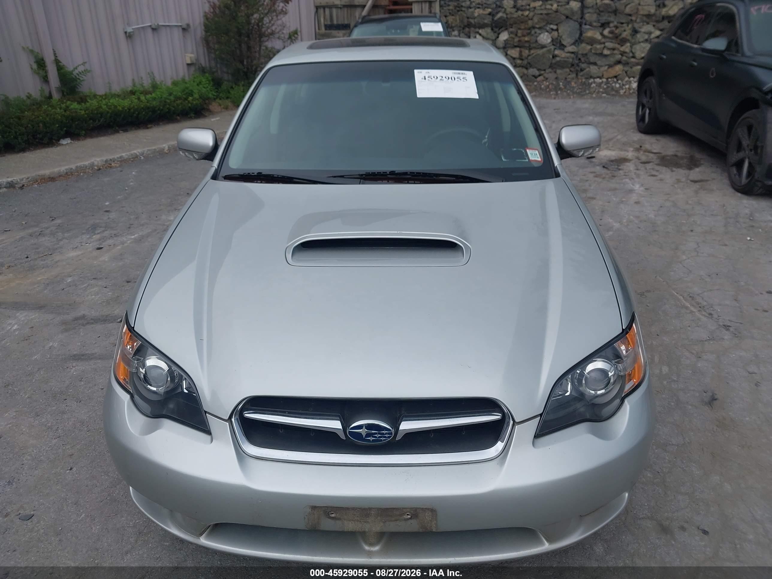 2005 Subaru Legacy 2.5gt Limited Silver vin: 4S3BL676256203540