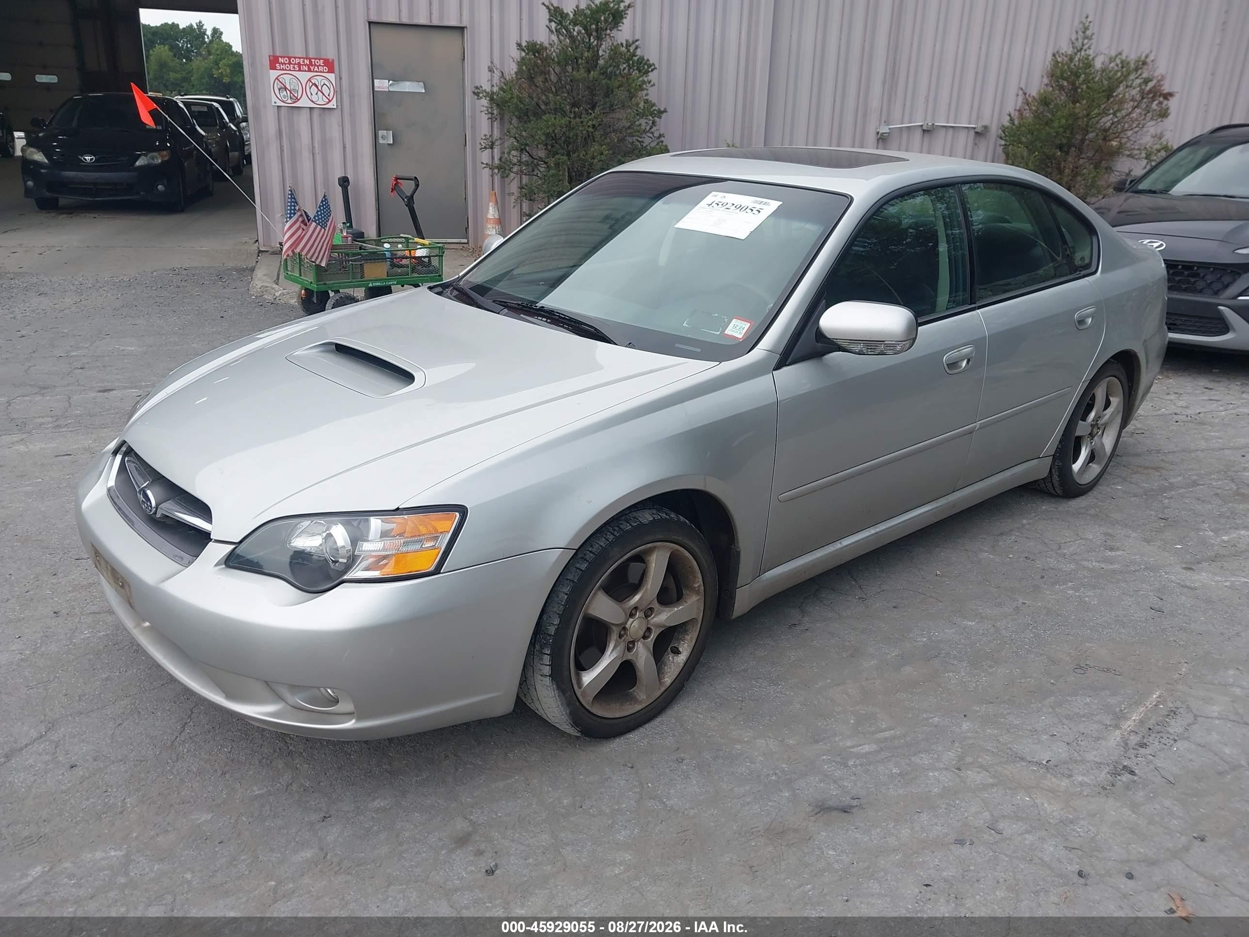 2005 Subaru Legacy 2.5gt Limited Silver vin: 4S3BL676256203540