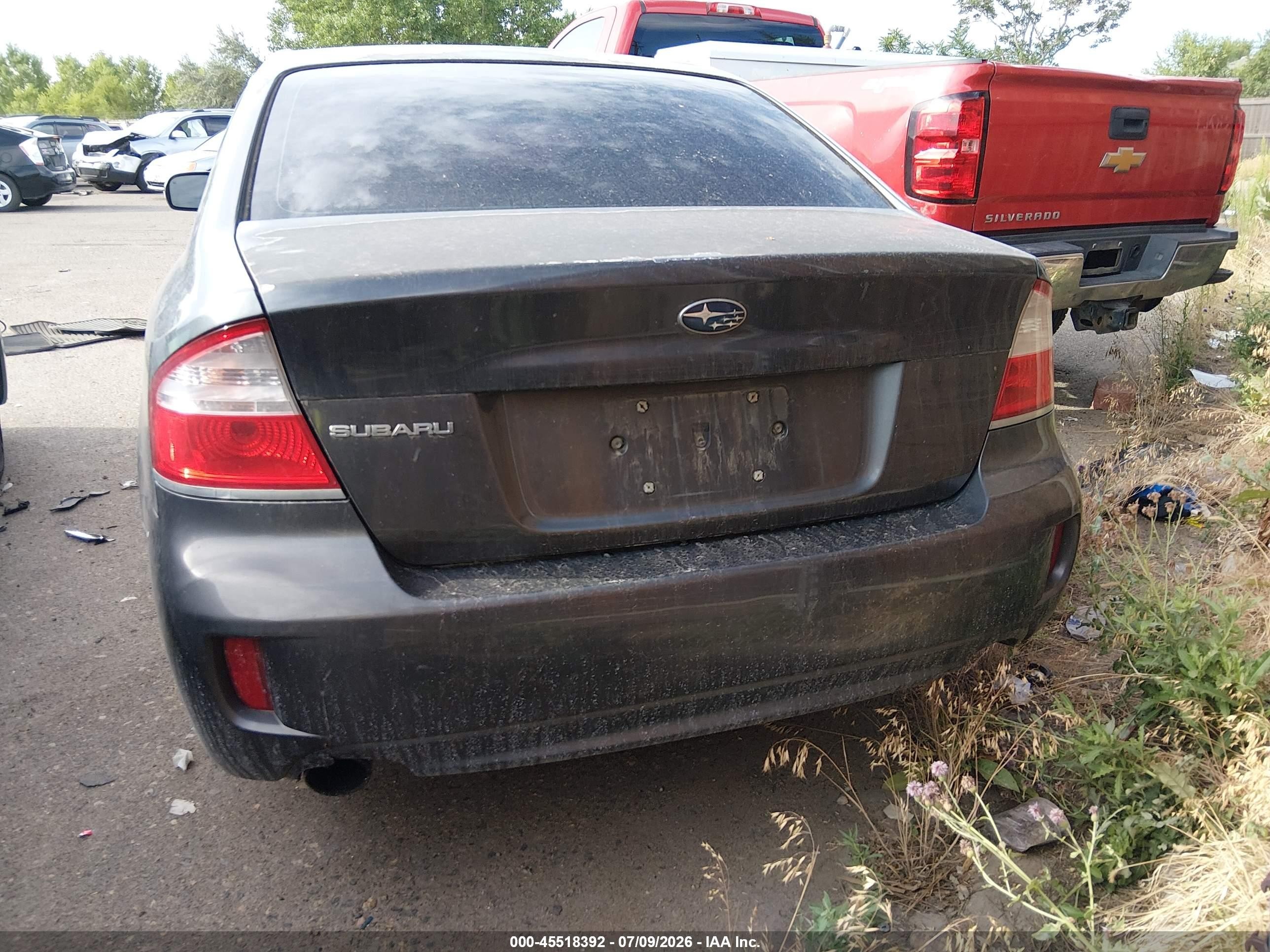 2009 Subaru Legacy 2.5gt Limited Gray vin: 4S3BL676494213231