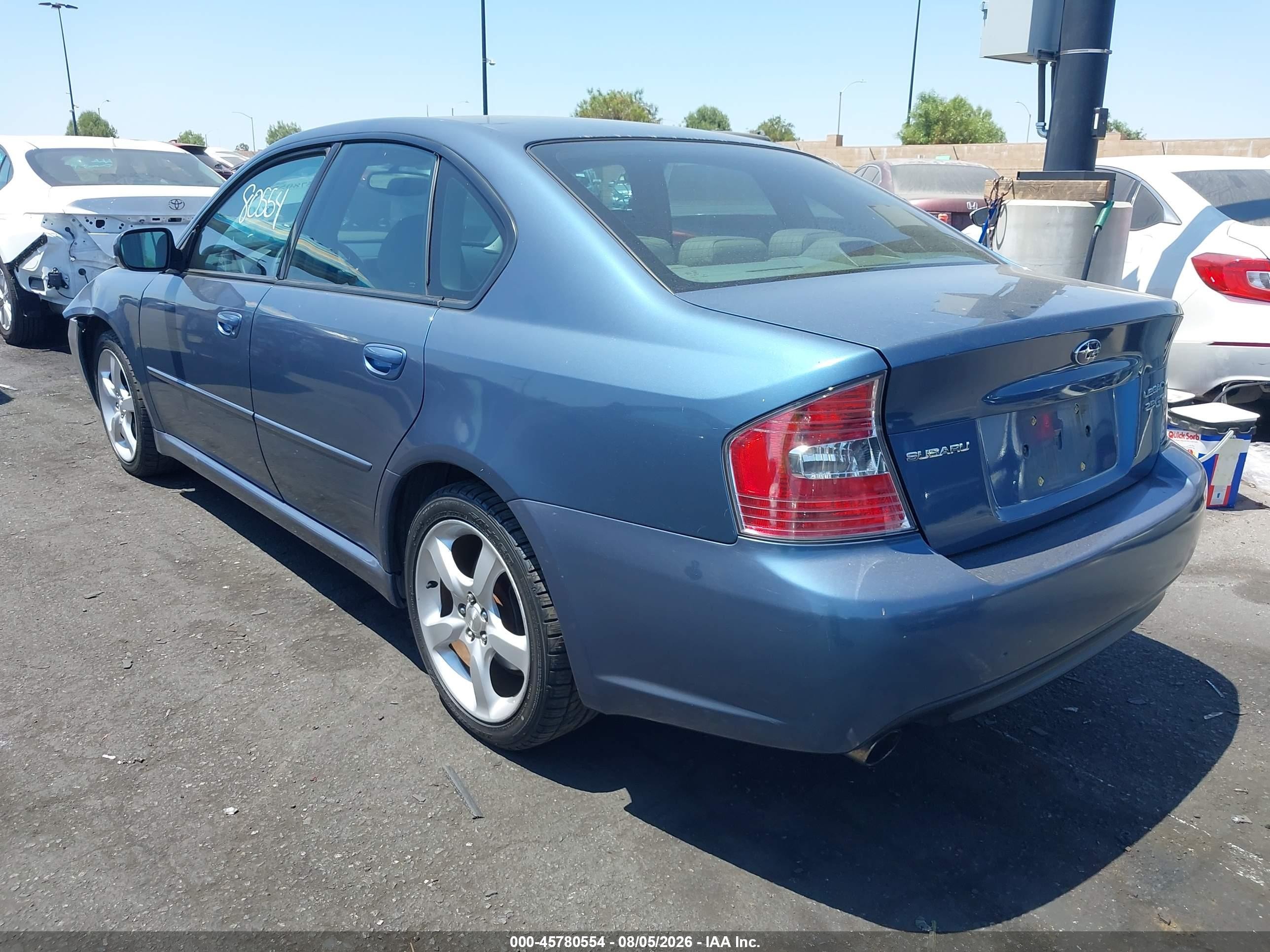 2005 Subaru Legacy 2.5gt Limited Синий vin: 4S3BL676756206210