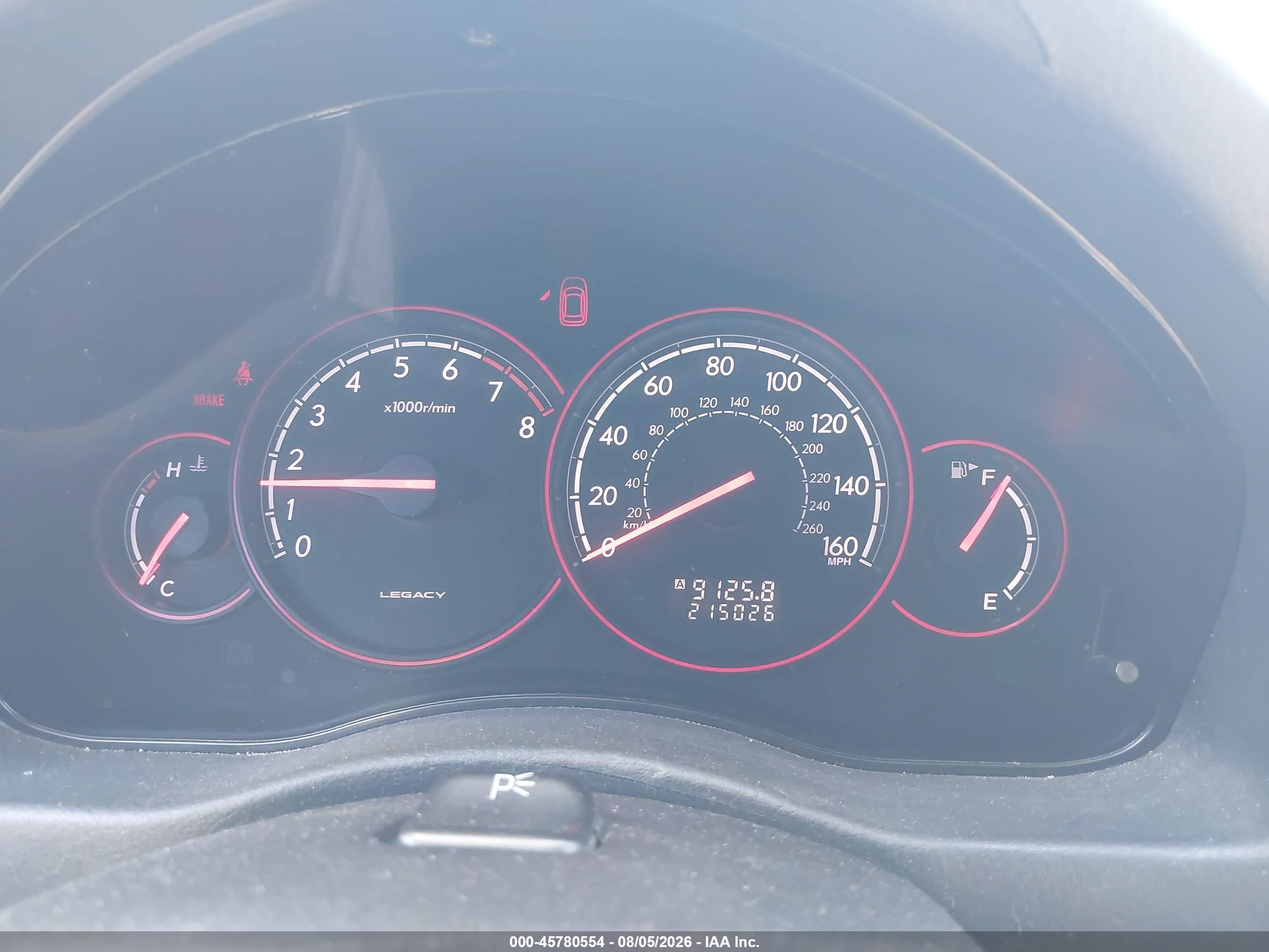 2005 Subaru Legacy 2.5gt Limited Синий vin: 4S3BL676756206210