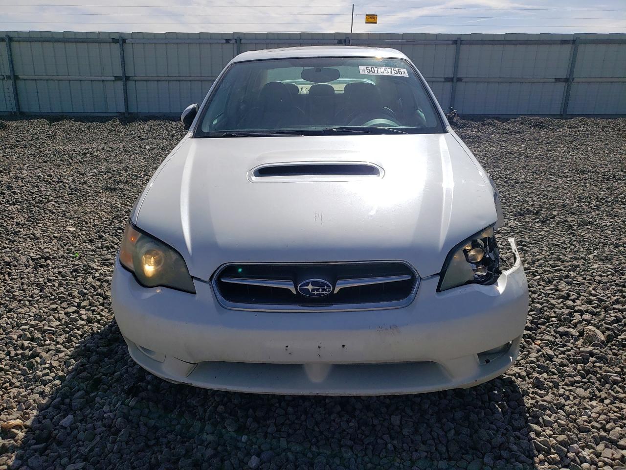 2005 Subaru Legacy Gt Limited White vin: 4S3BL676756225193