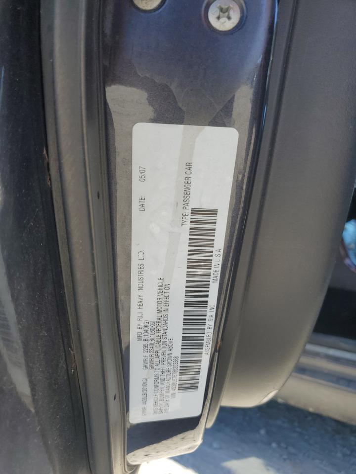 2008 Subaru Legacy Gt Limited Угольный vin: 4S3BL676786203568