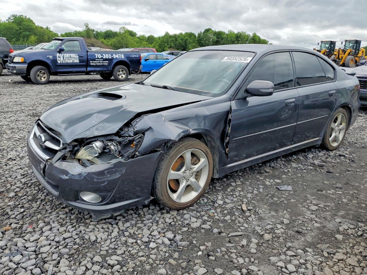 2008 Subaru Legacy Gt Limited Charcoal vin: 4S3BL676786207930