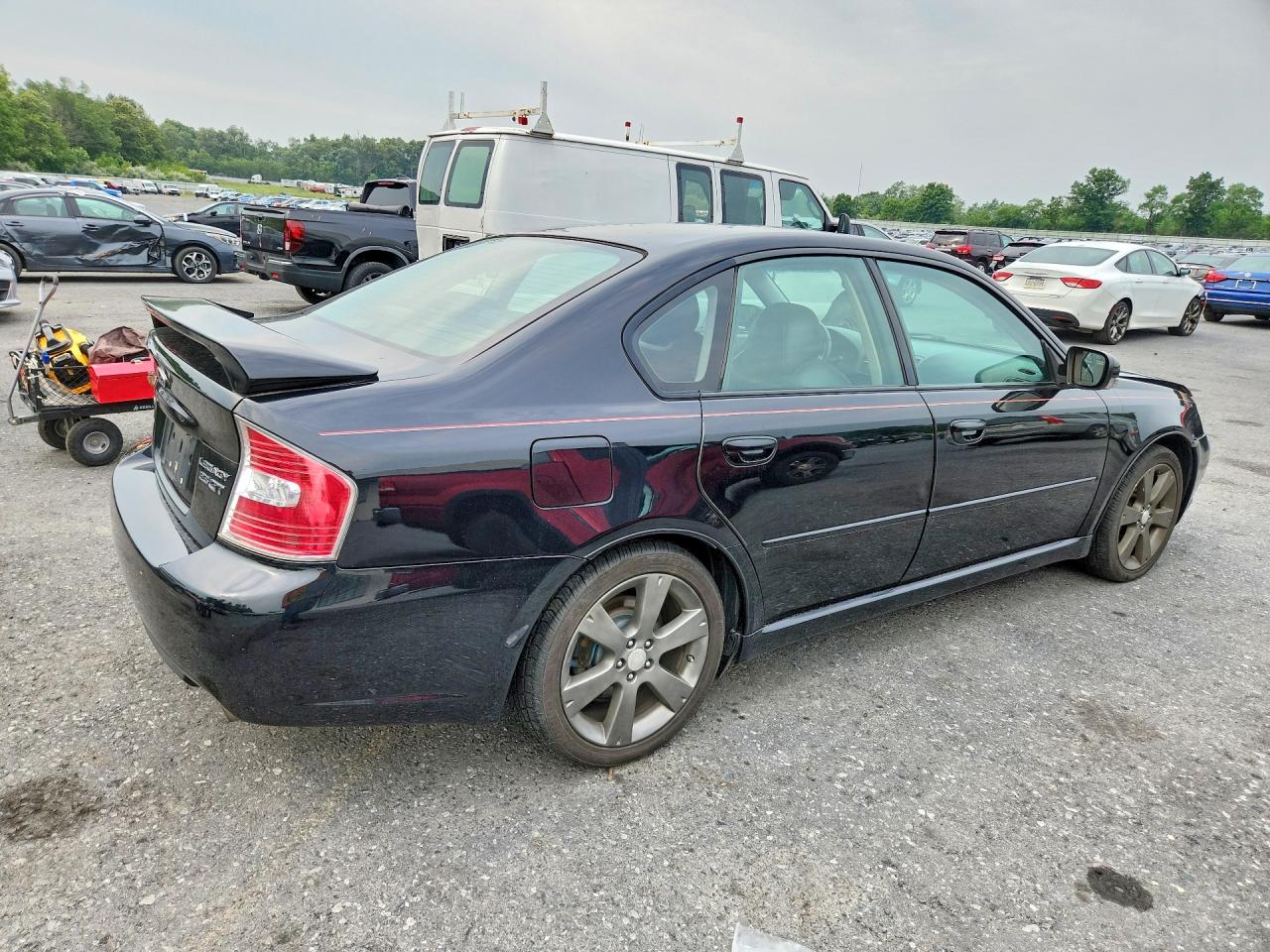 2007 Subaru Legacy Gt Limited Black vin: 4S3BL676874209115