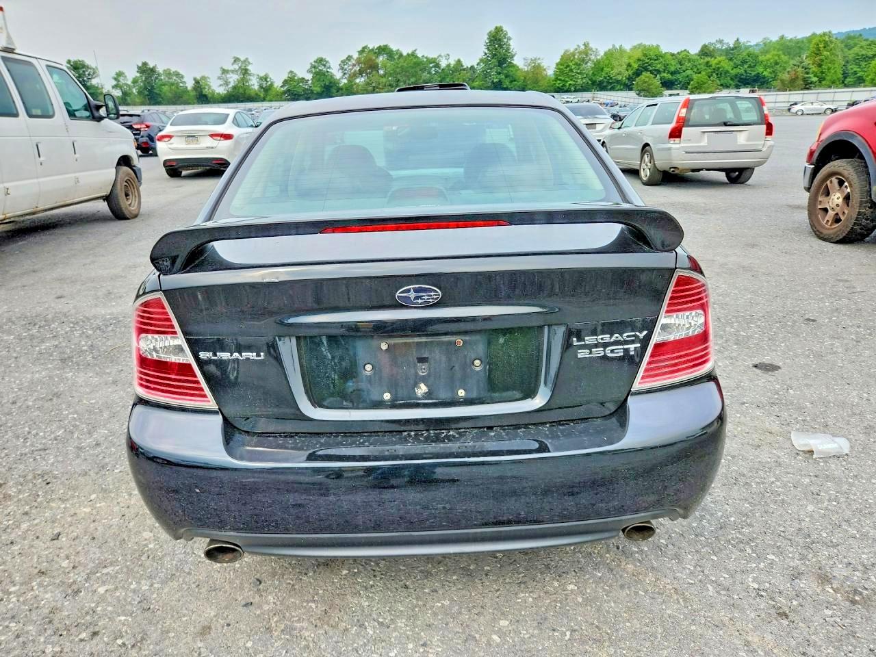 2007 Subaru Legacy Gt Limited Black vin: 4S3BL676874209115