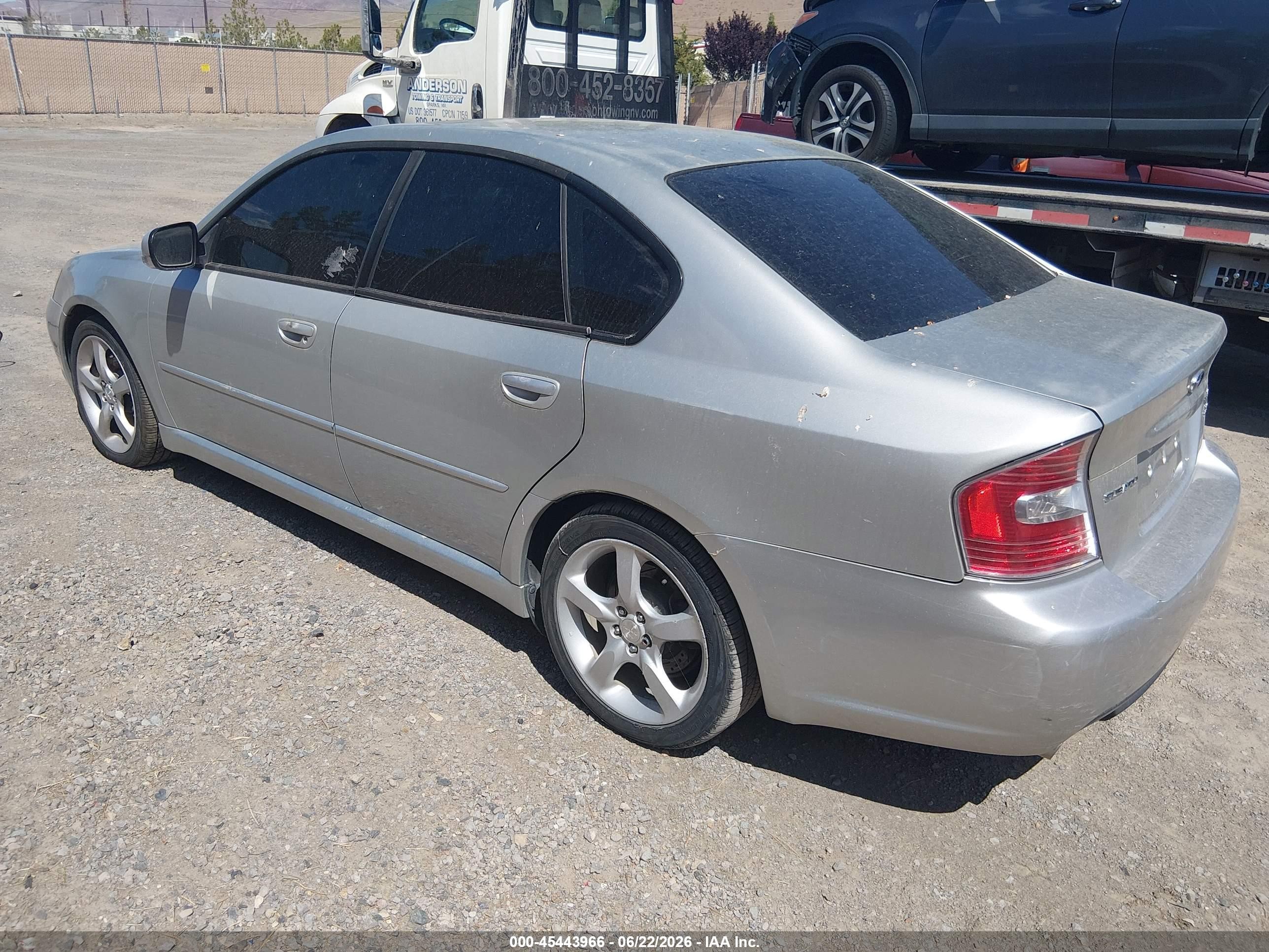 2005 Subaru Legacy 2.5gt Limited Серебряный vin: 4S3BL676X54203457