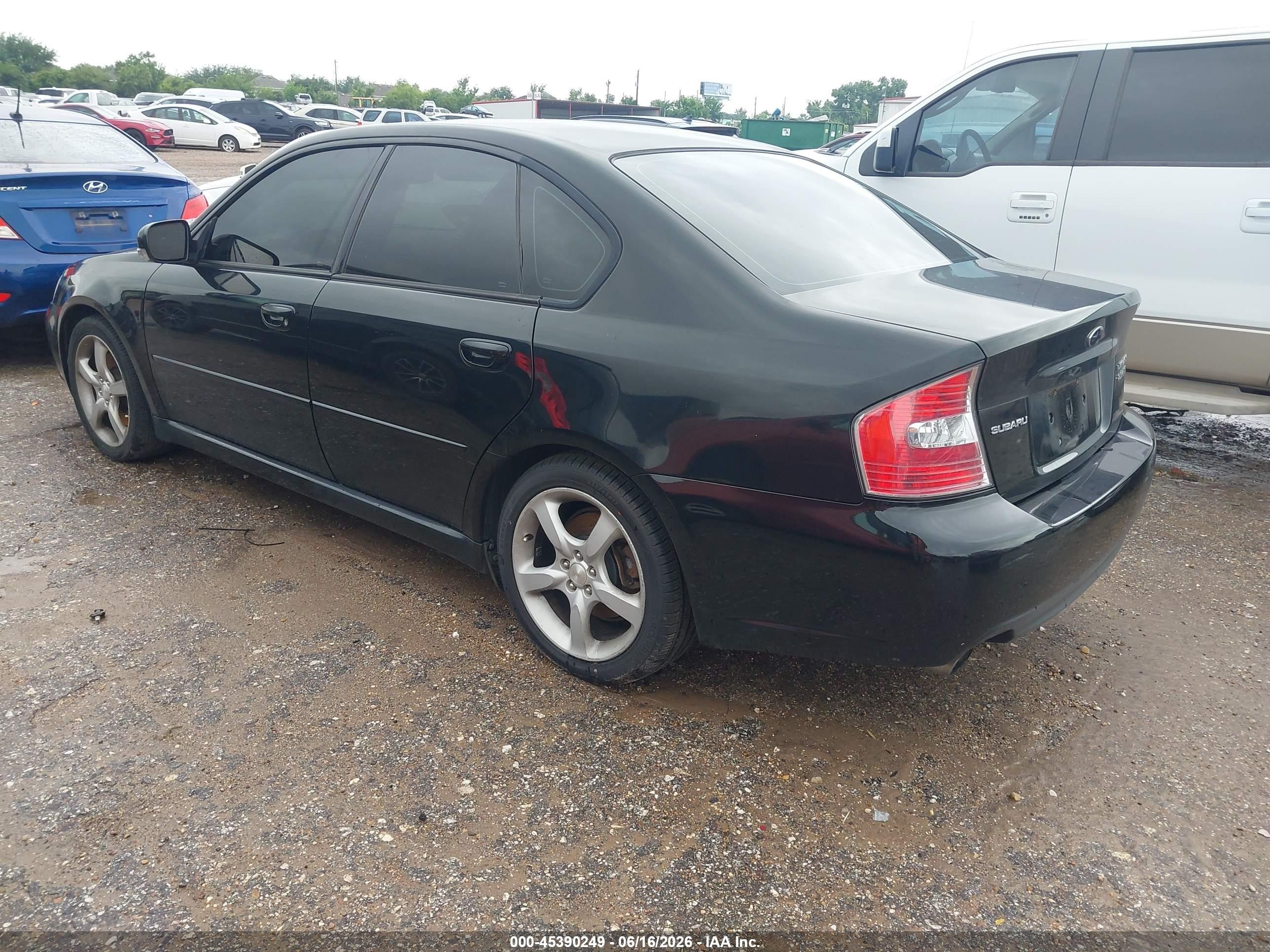 2005 Subaru Legacy 2.5gt Limited Black vin: 4S3BL676X56225544