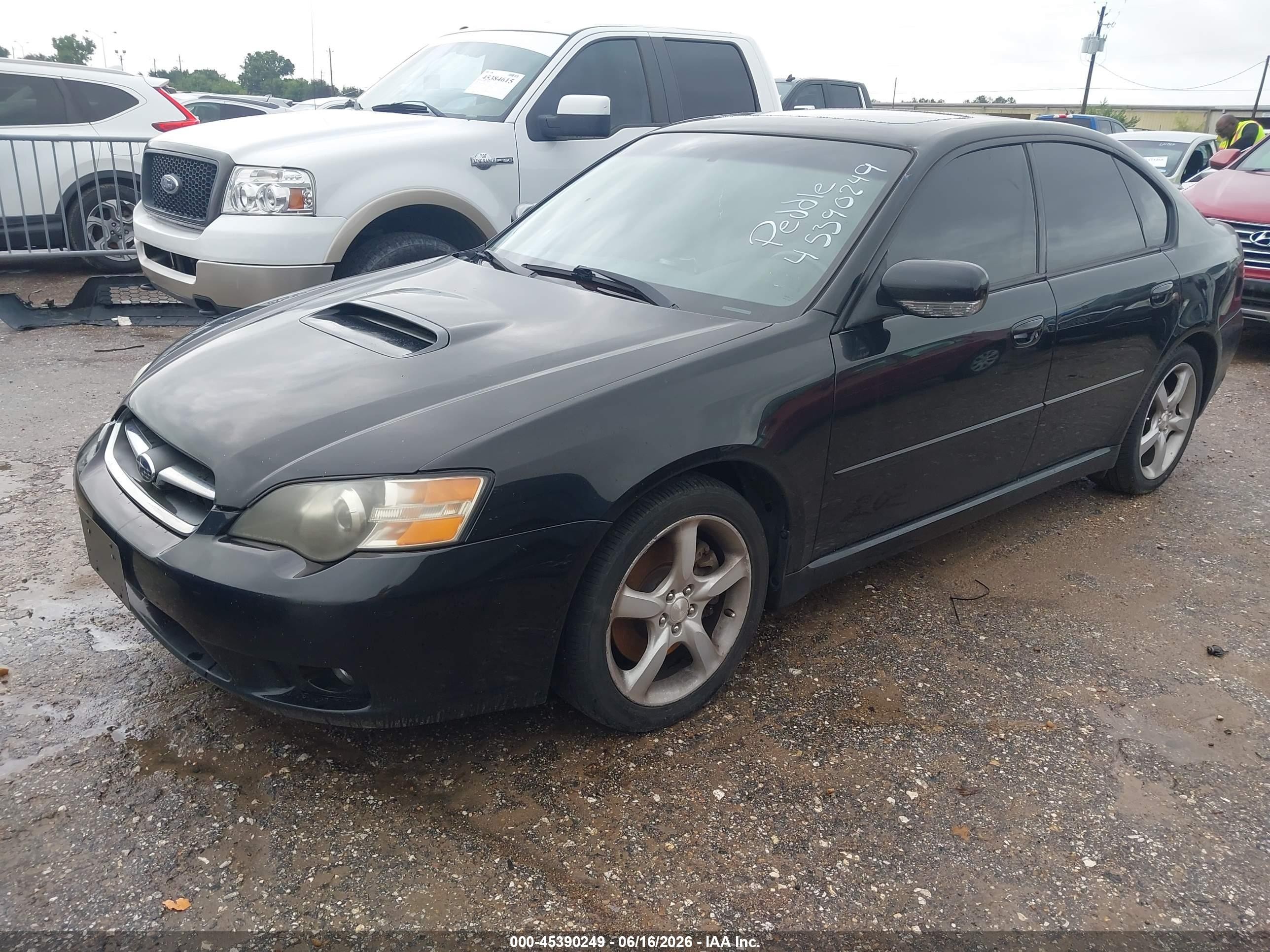 2005 Subaru Legacy 2.5gt Limited Black vin: 4S3BL676X56225544
