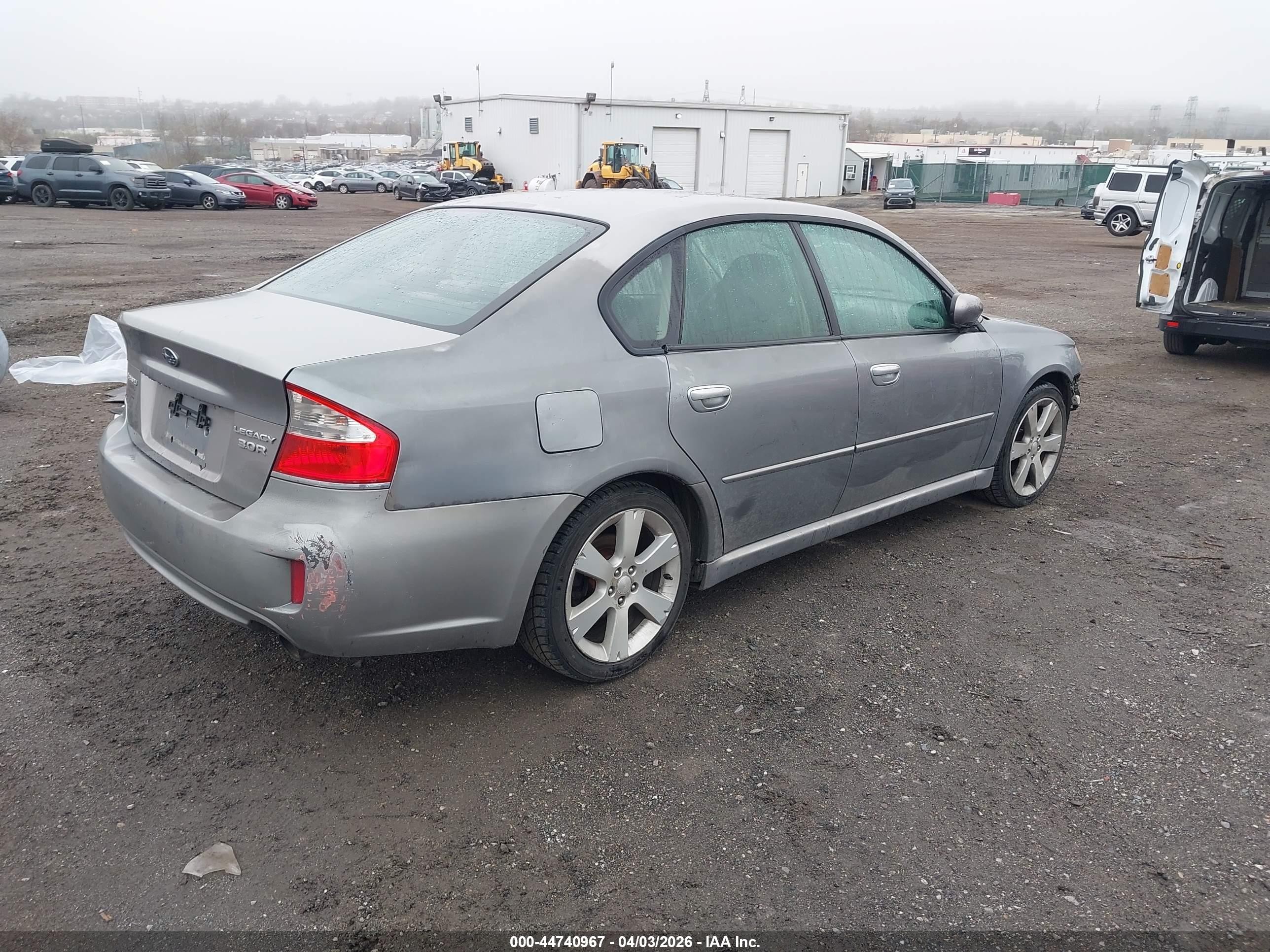 2009 Subaru Legacy 3.0r Gray vin: 4S3BL846794214518