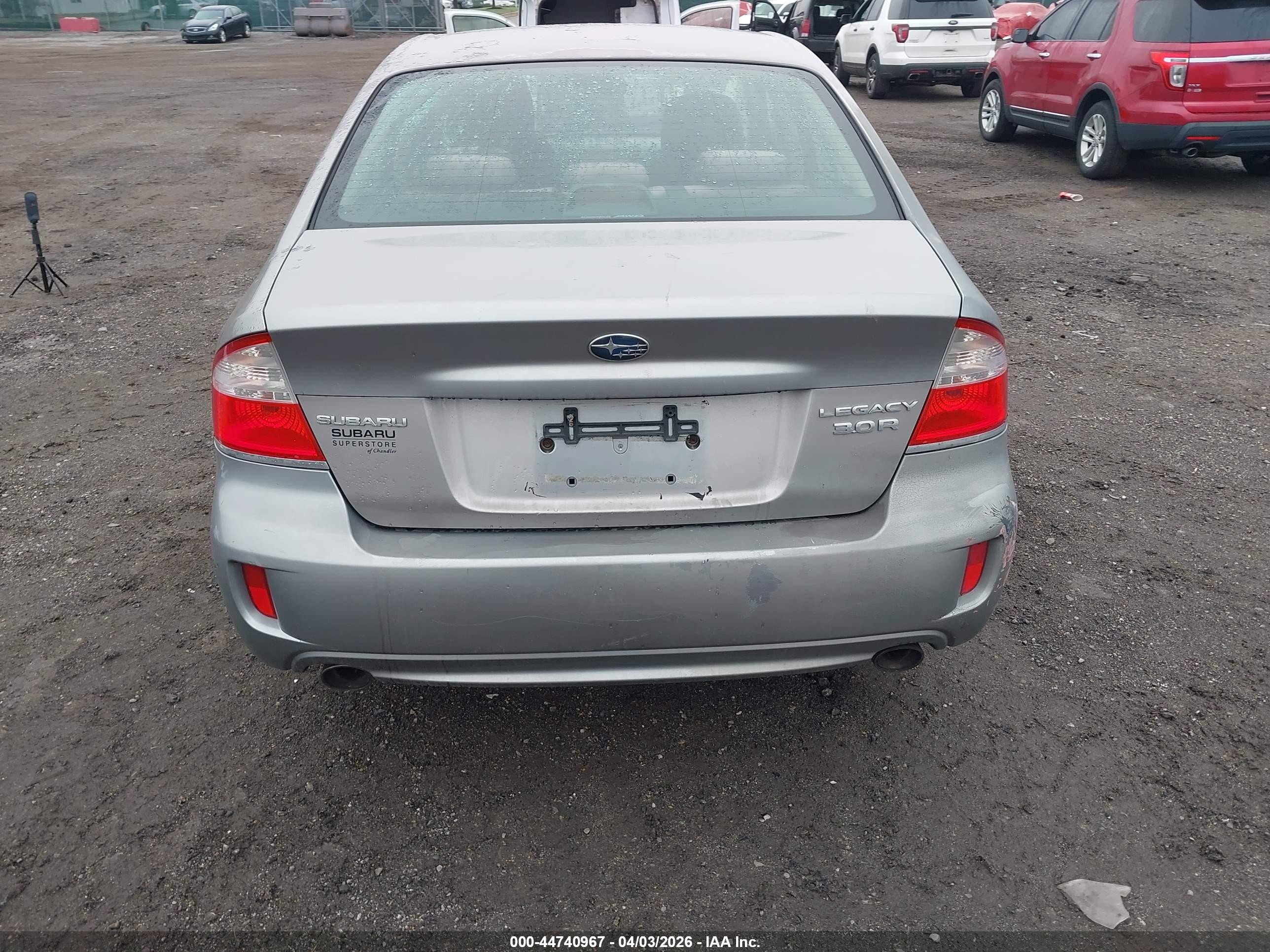 2009 Subaru Legacy 3.0r Gray vin: 4S3BL846794214518