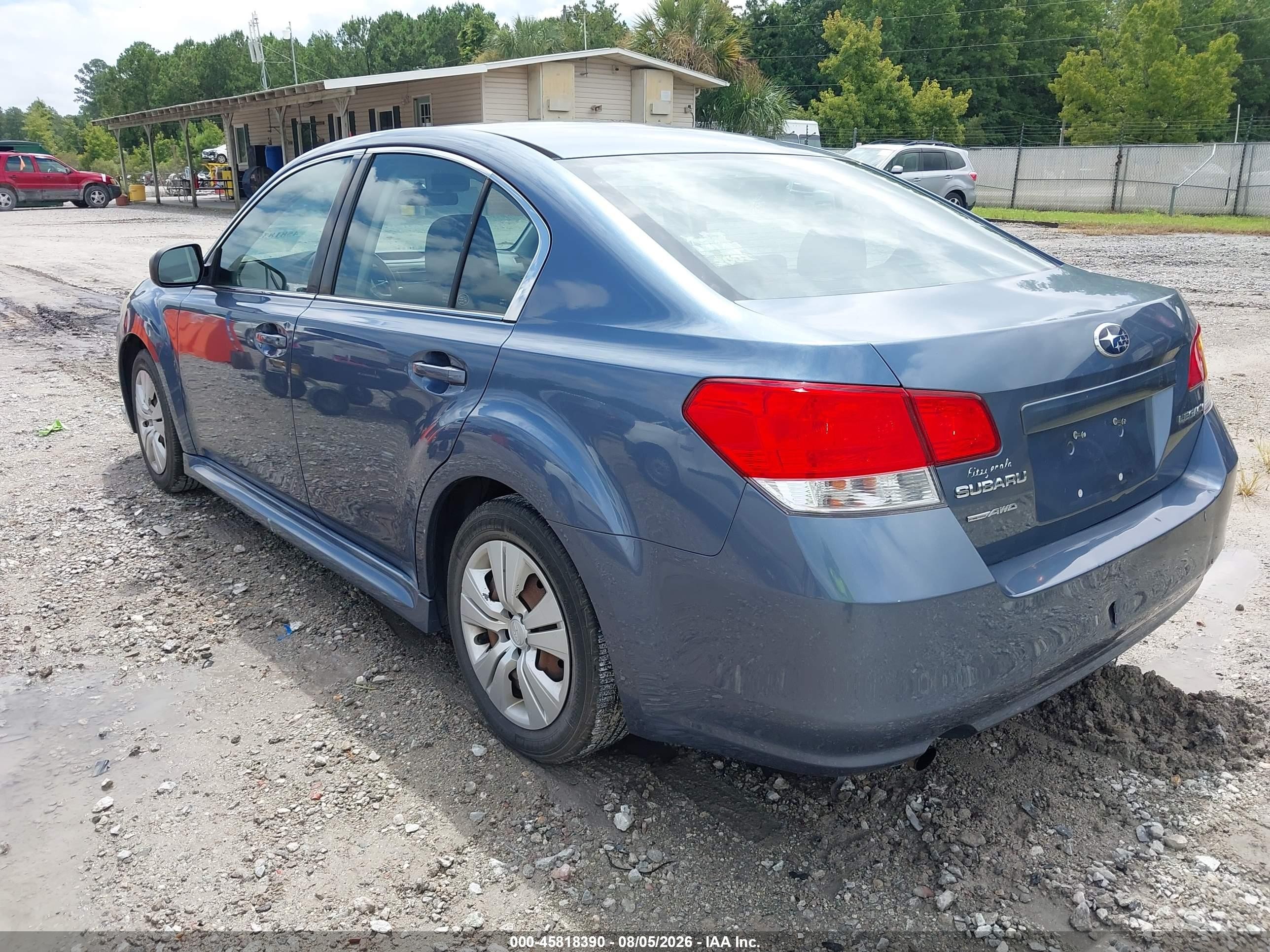 2013 Subaru Legacy 2.5i Blue vin: 4S3BMAA60D1012994
