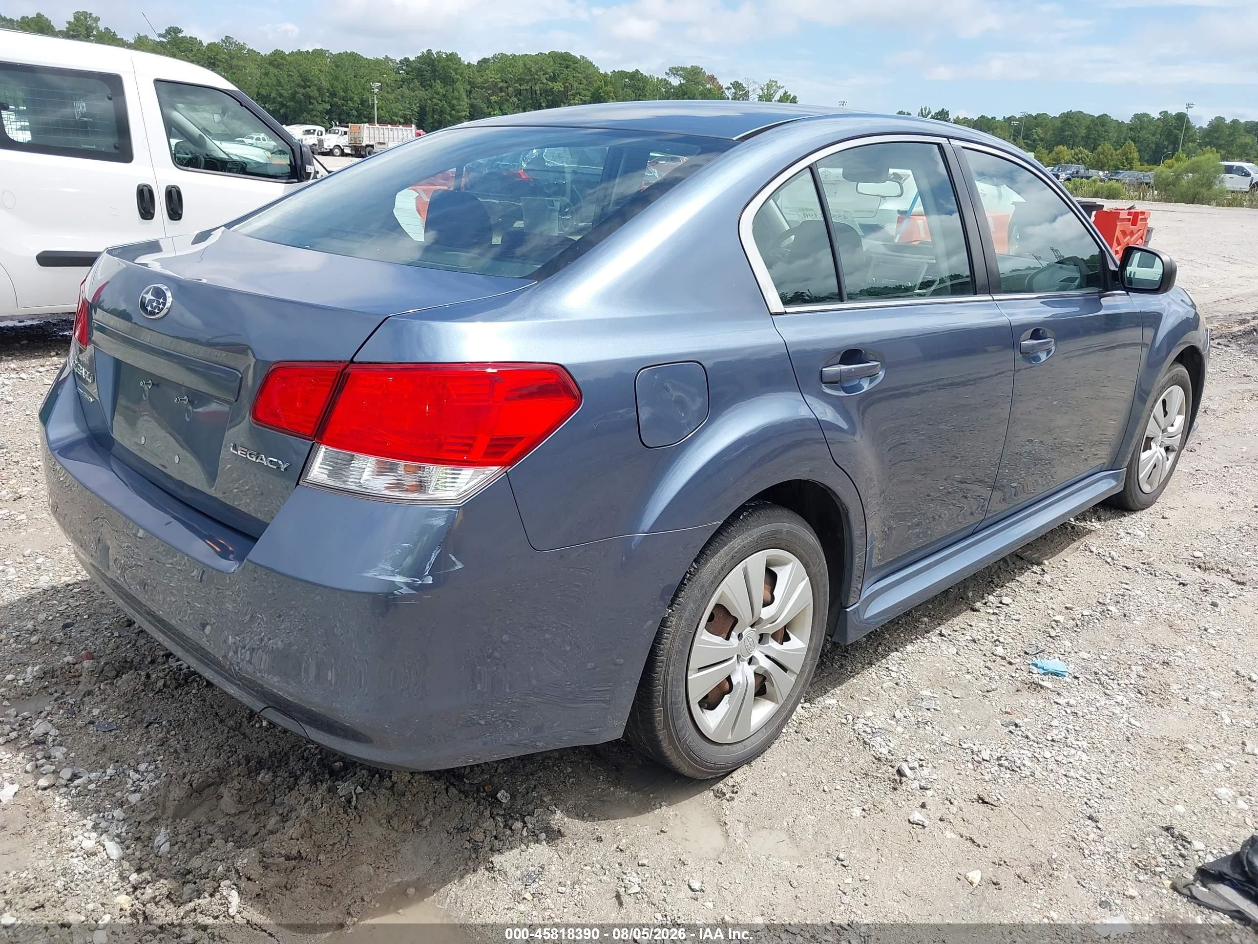 2013 Subaru Legacy 2.5i Blue vin: 4S3BMAA60D1012994