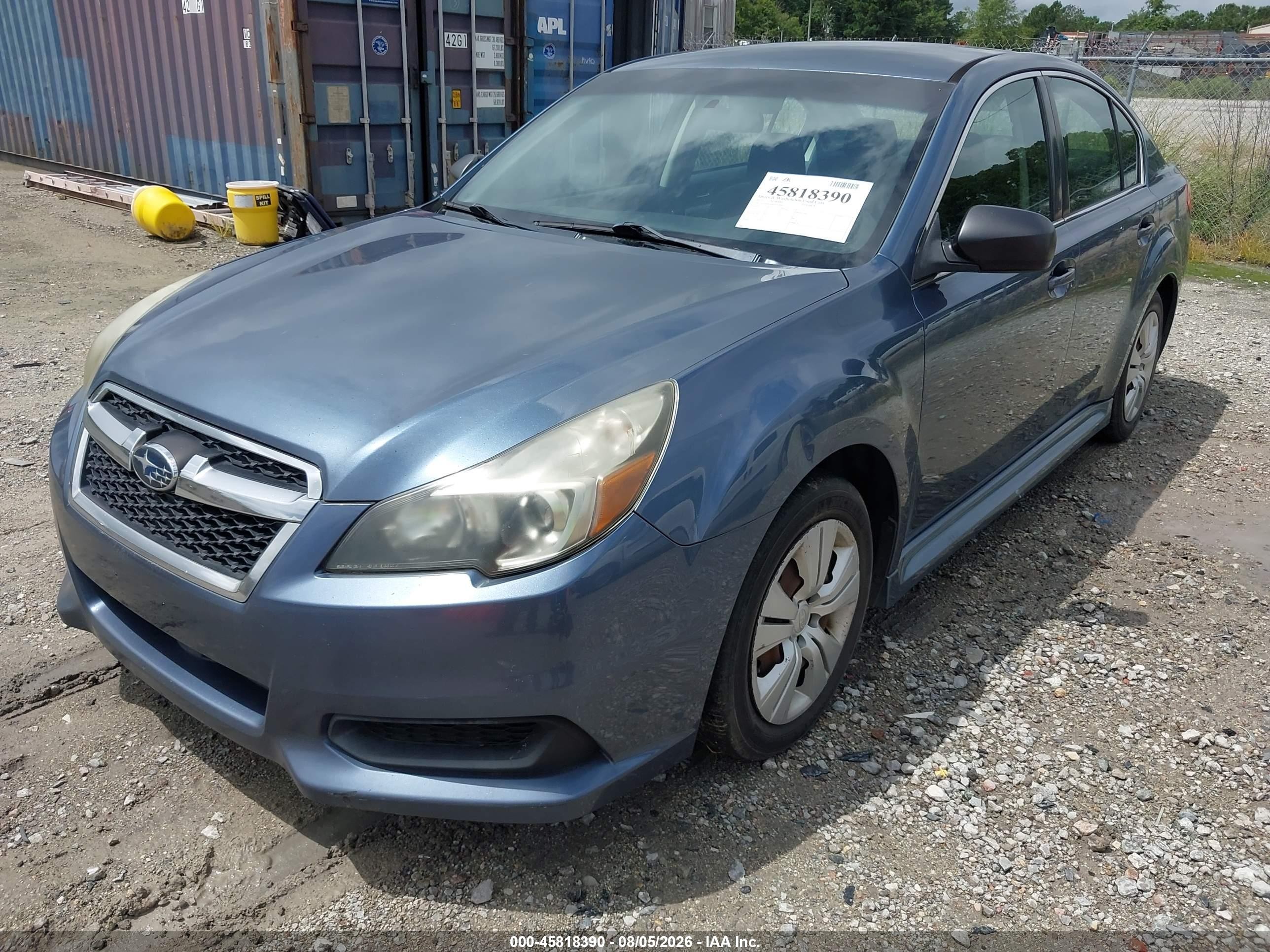 2013 Subaru Legacy 2.5i Blue vin: 4S3BMAA60D1012994