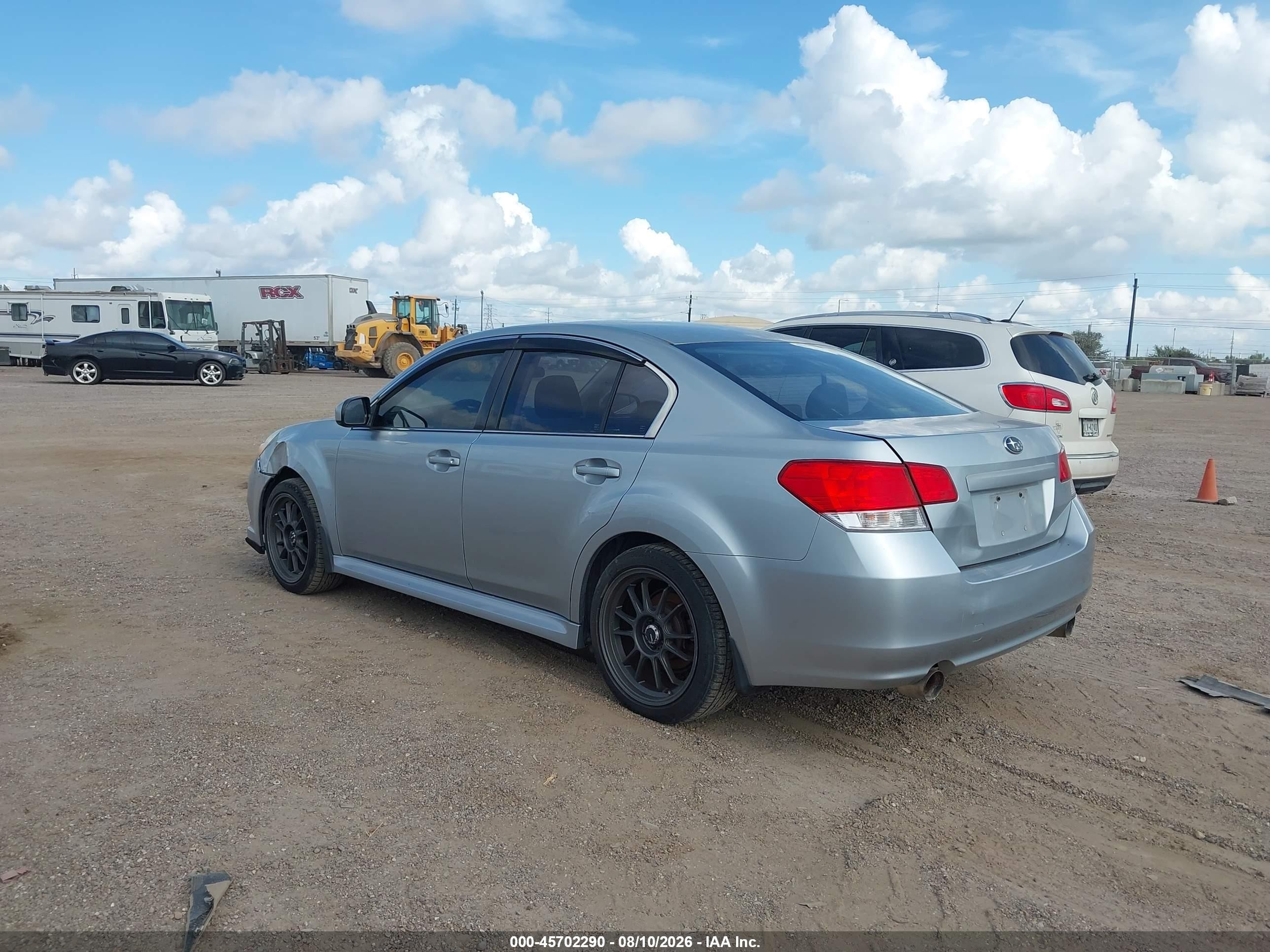 2012 Subaru Legacy 2.5i Silver vin: 4S3BMAA61C1034694