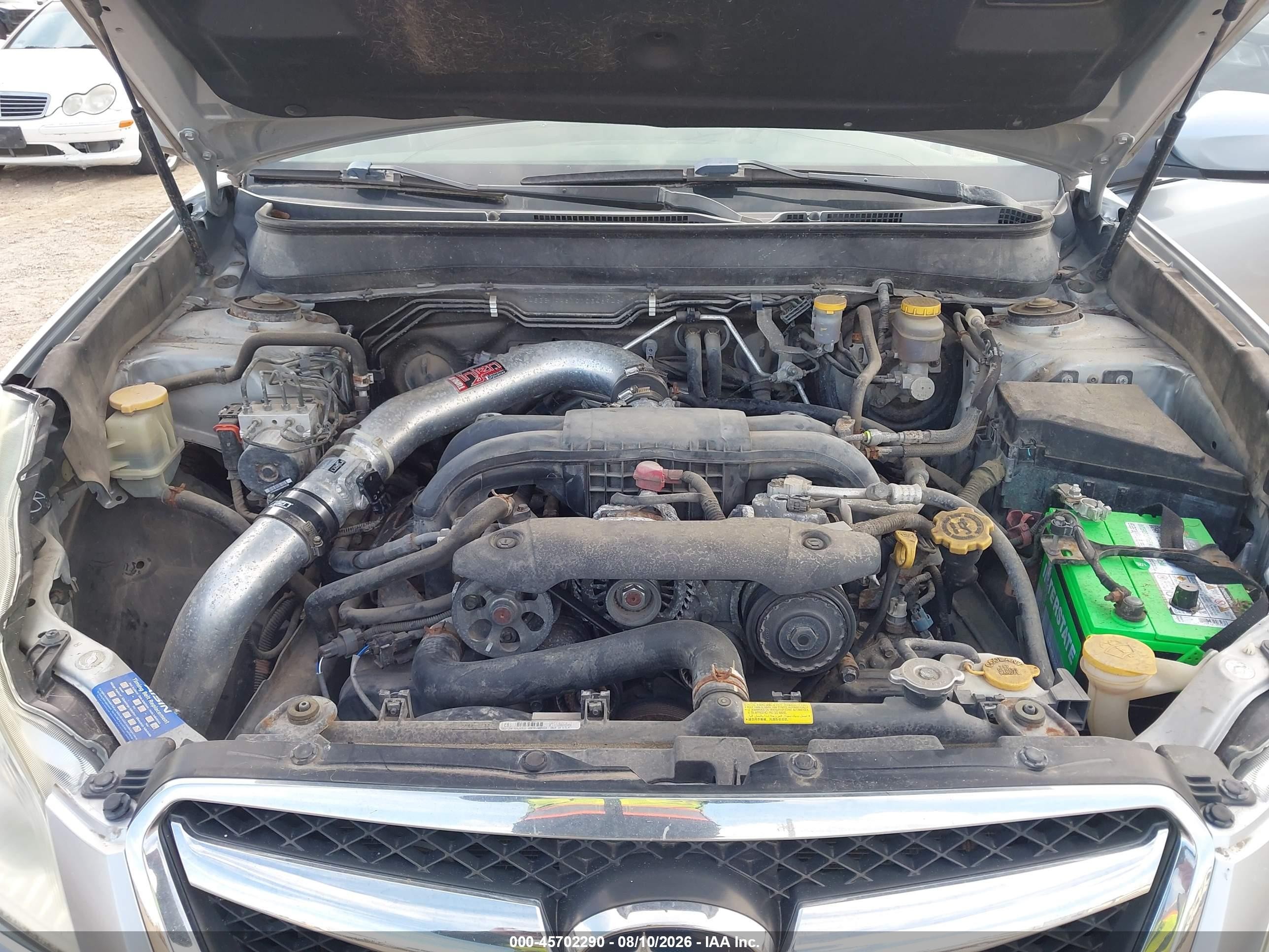 2012 Subaru Legacy 2.5i Silver vin: 4S3BMAA61C1034694
