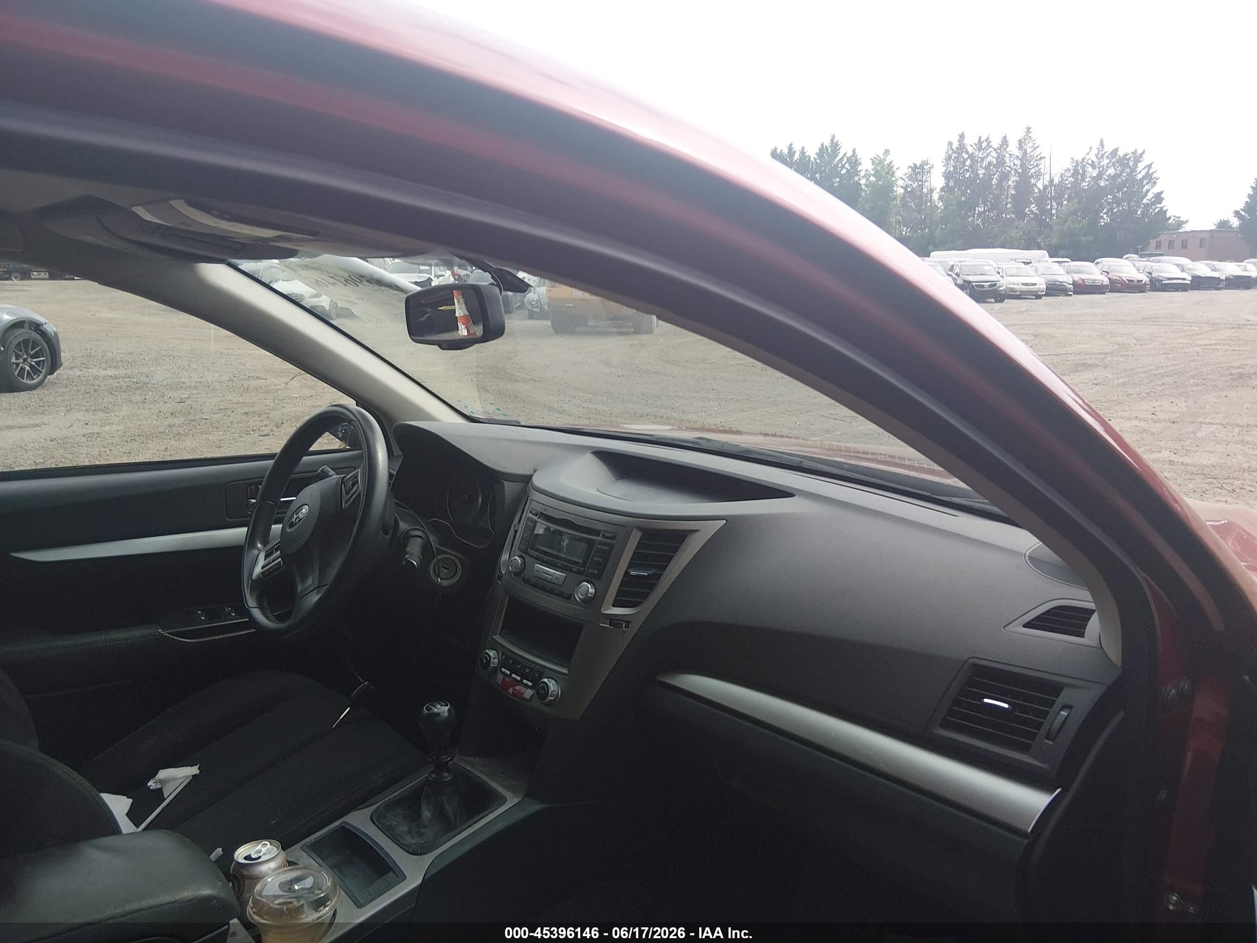 2014 Subaru Legacy 2.5i Красный vin: 4S3BMAA62E1016563