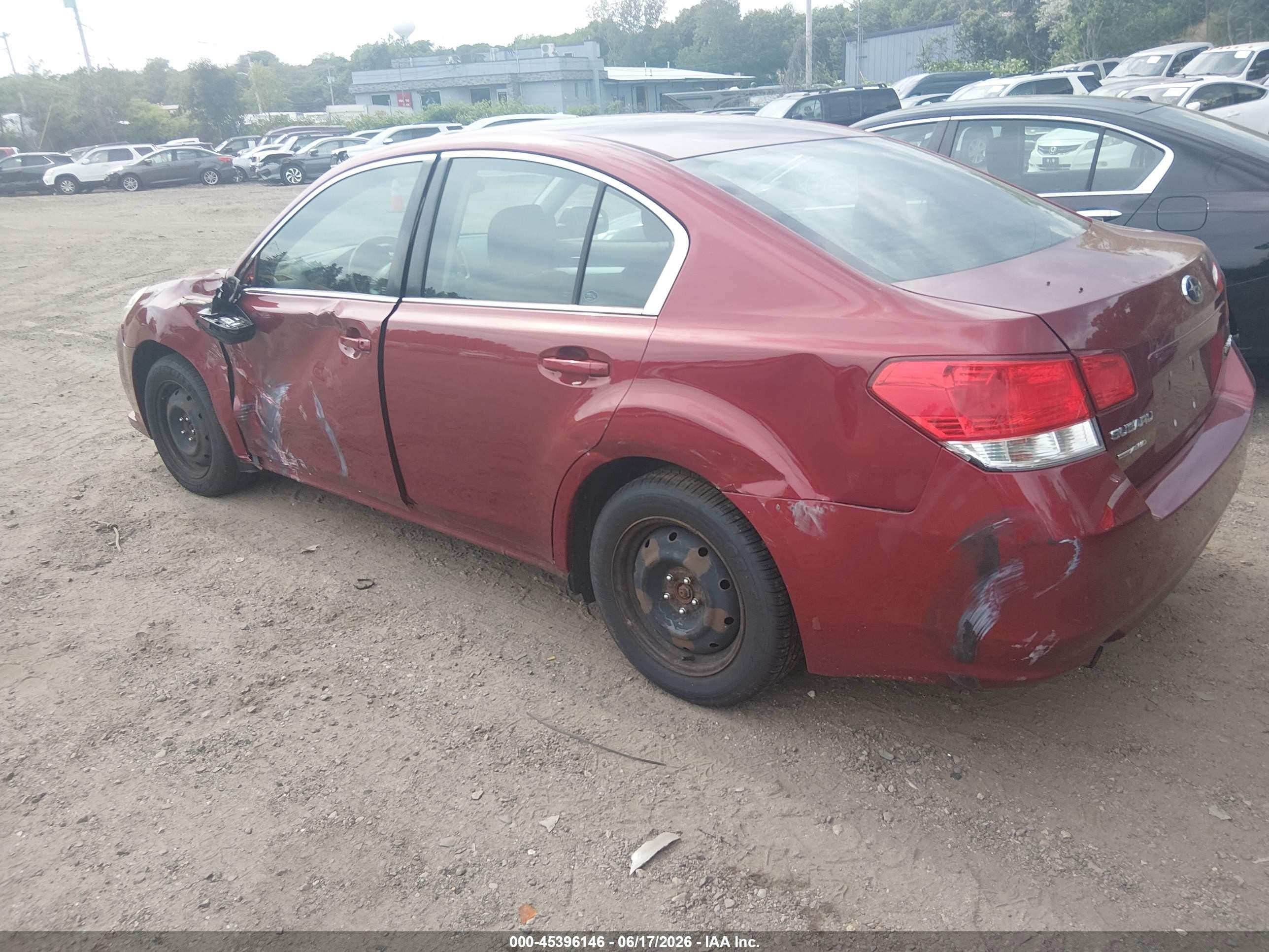 2014 Subaru Legacy 2.5i Красный vin: 4S3BMAA62E1016563