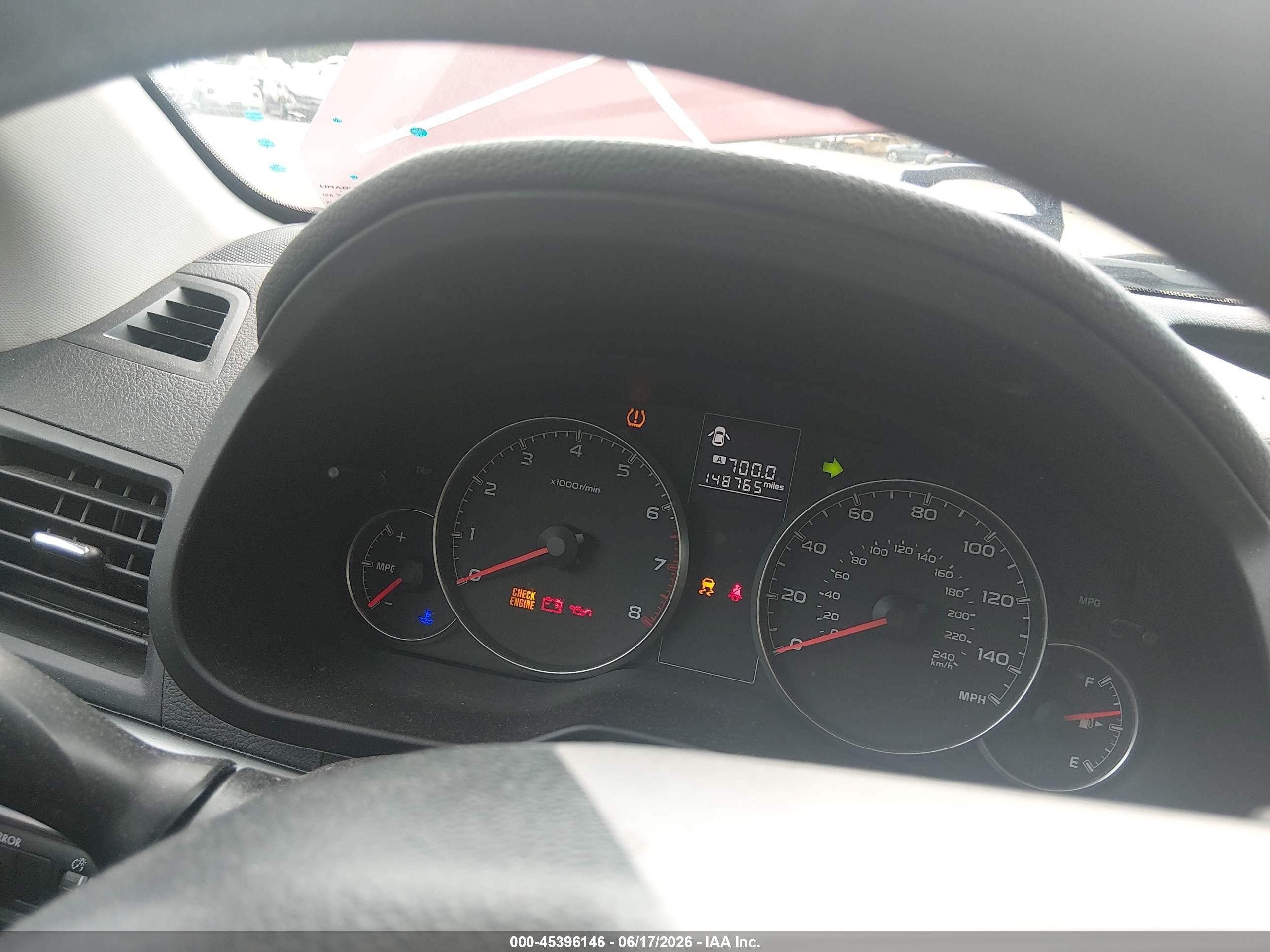 2014 Subaru Legacy 2.5i Красный vin: 4S3BMAA62E1016563
