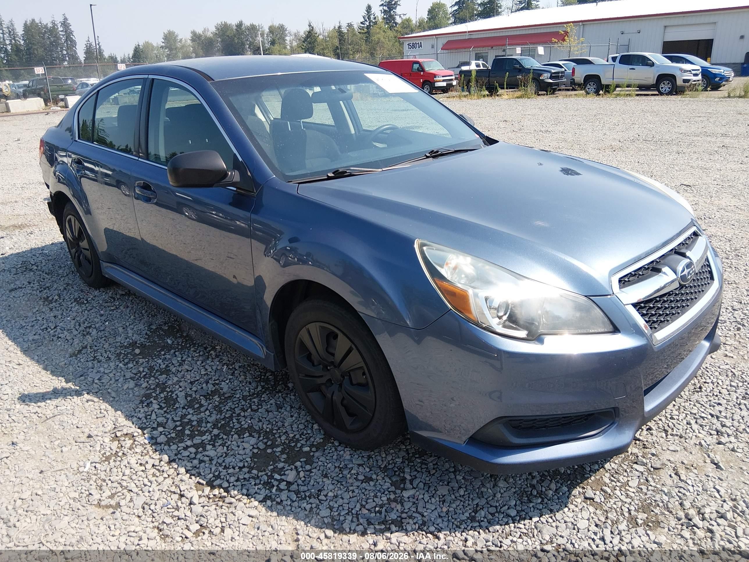 2013 Subaru Legacy 2.5i Синий vin: 4S3BMAA64D1011766