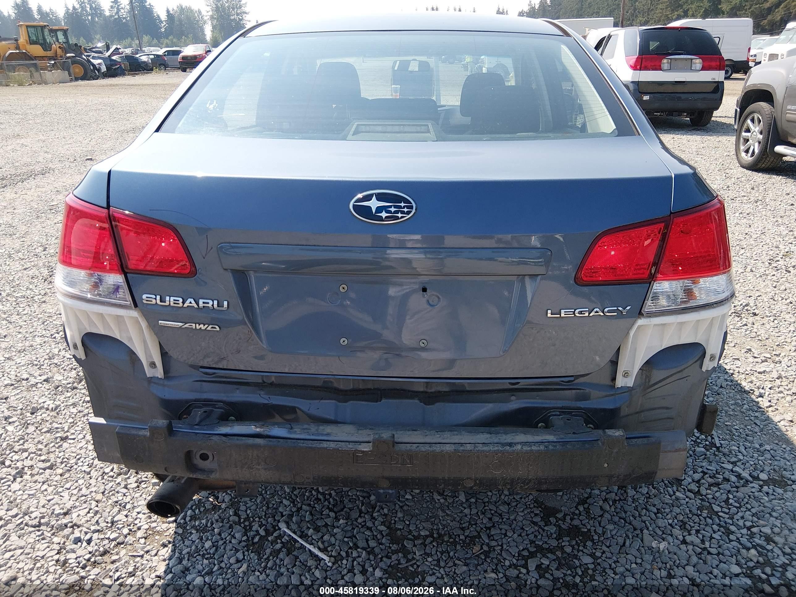 2013 Subaru Legacy 2.5i Синий vin: 4S3BMAA64D1011766