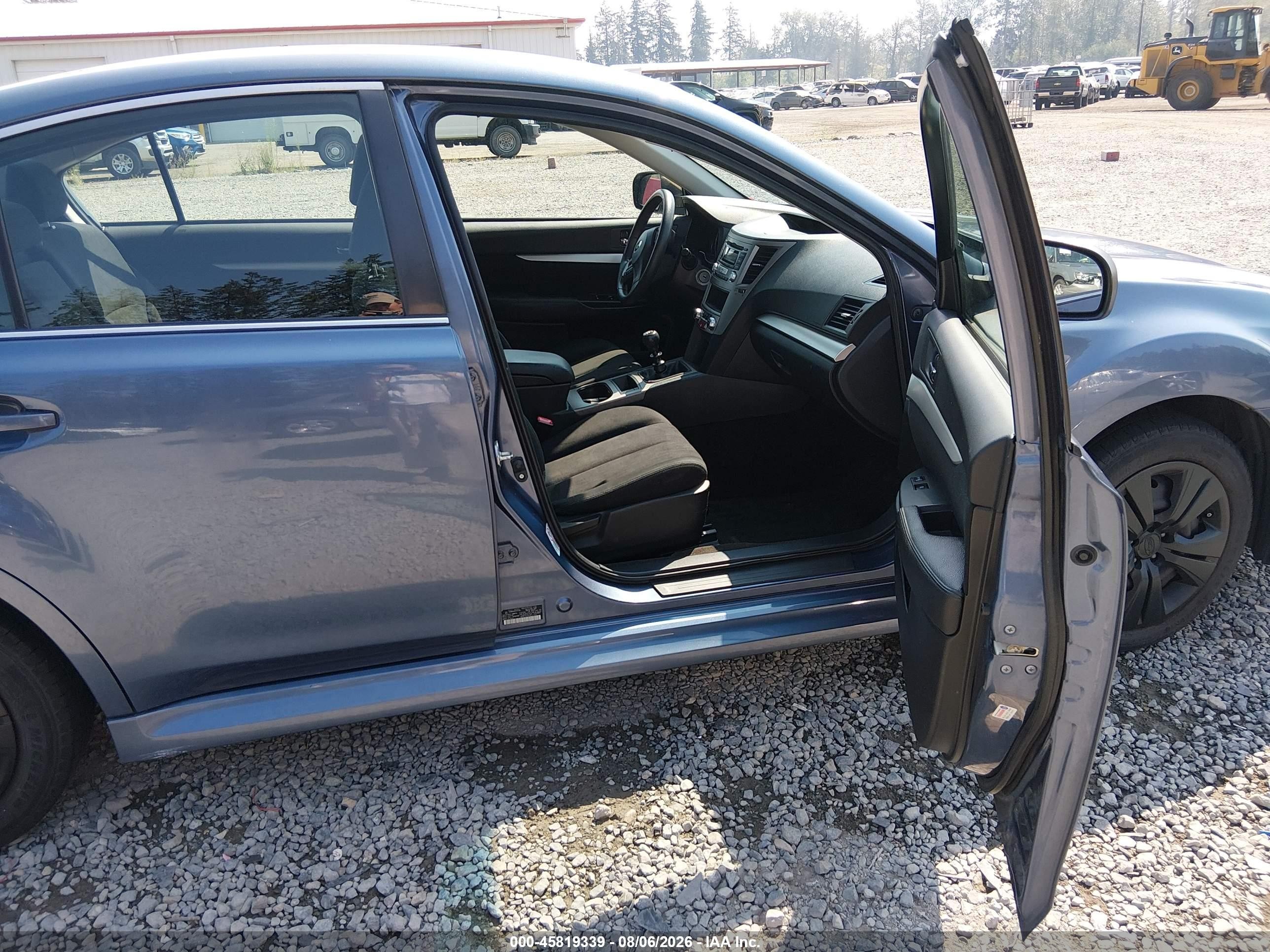 2013 Subaru Legacy 2.5i Синий vin: 4S3BMAA64D1011766