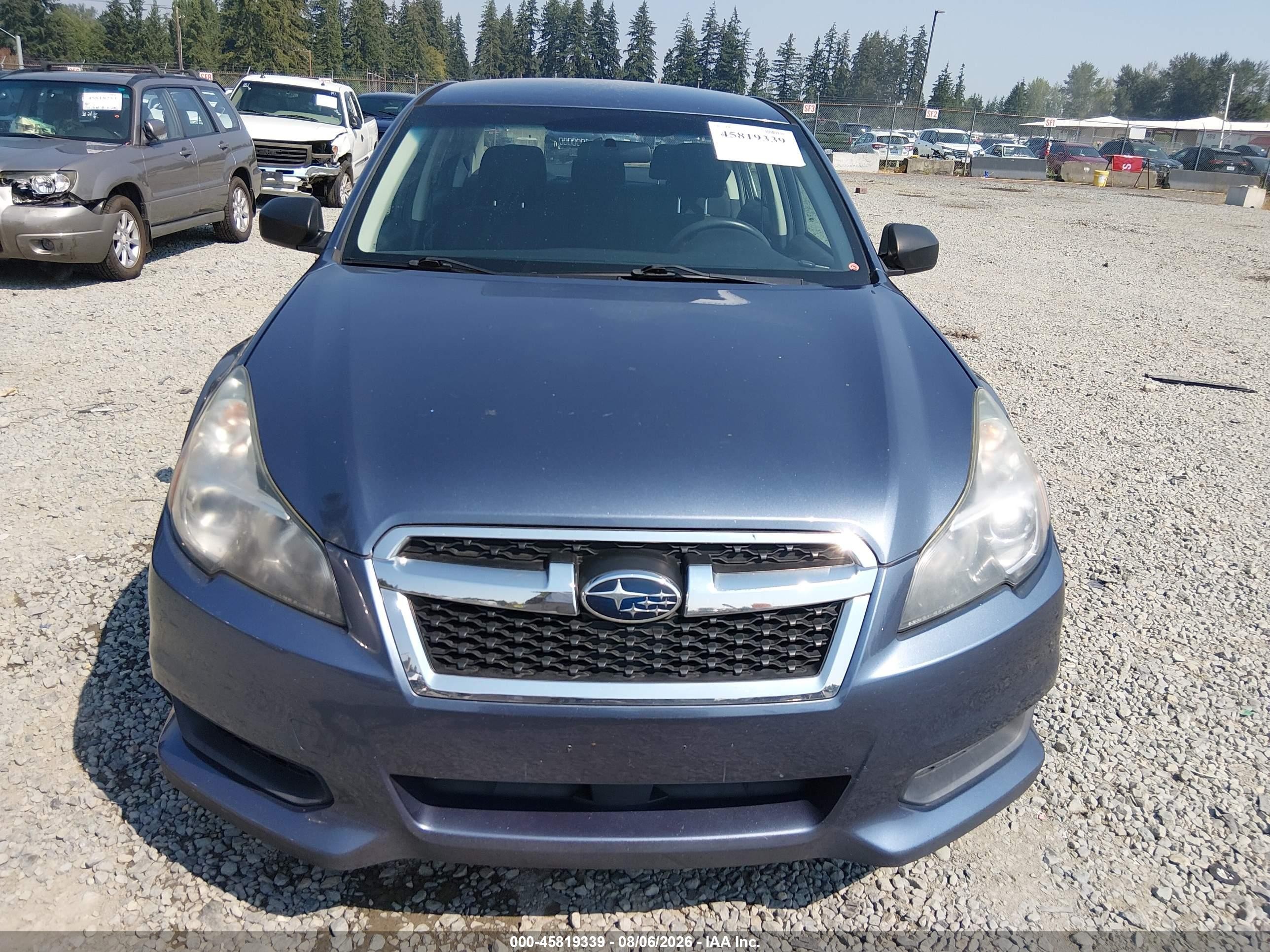 2013 Subaru Legacy 2.5i Синий vin: 4S3BMAA64D1011766