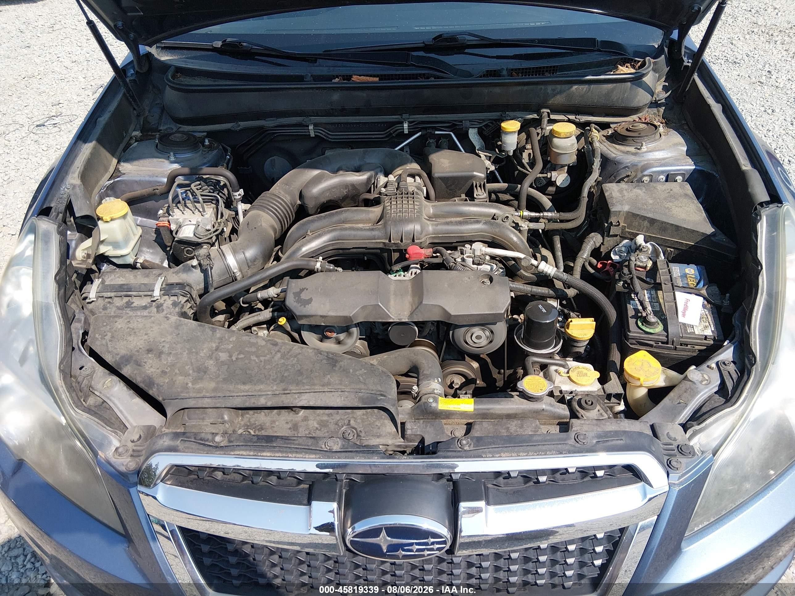 2013 Subaru Legacy 2.5i Синий vin: 4S3BMAA64D1011766