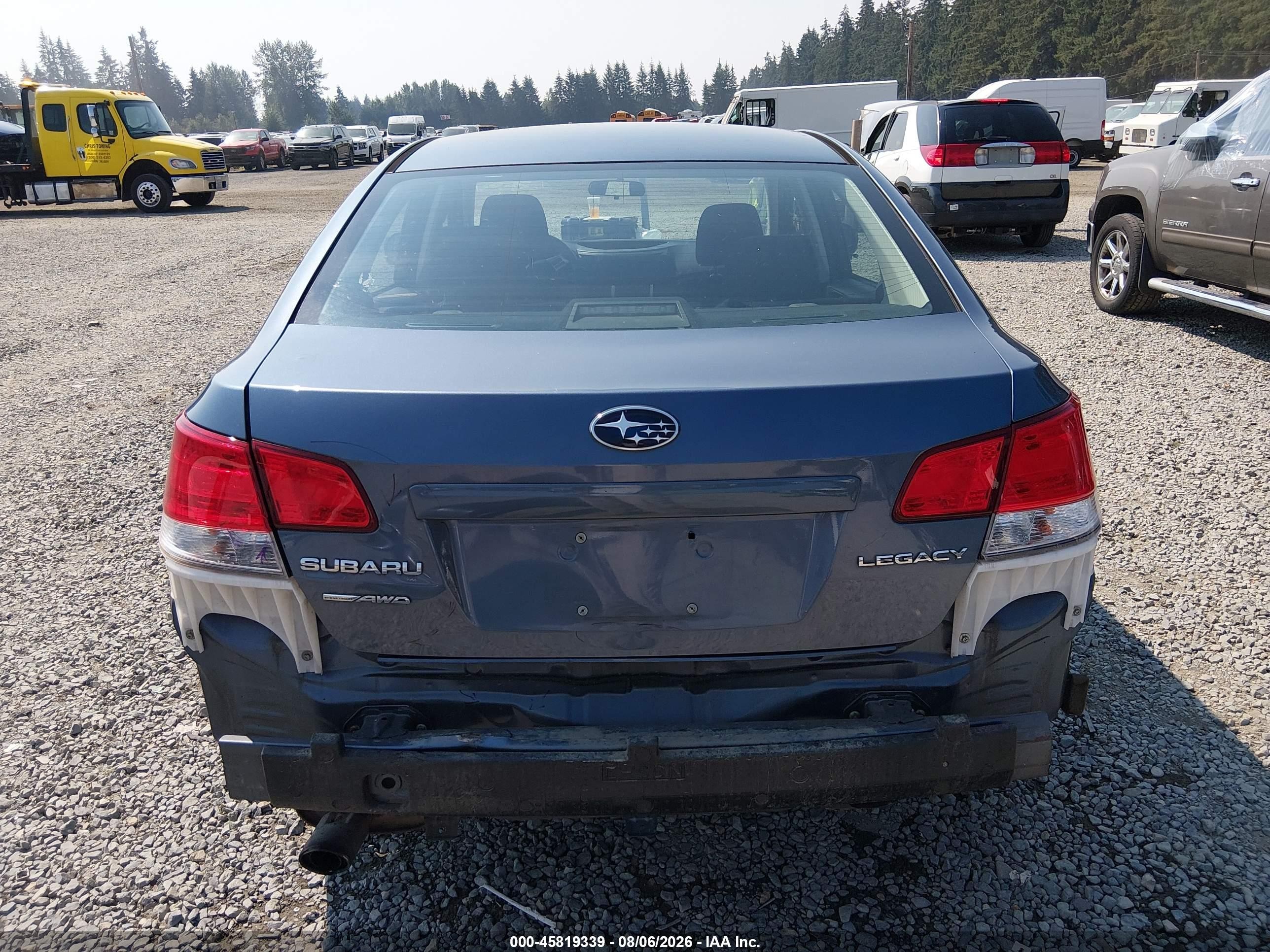 2013 Subaru Legacy 2.5i Синий vin: 4S3BMAA64D1011766