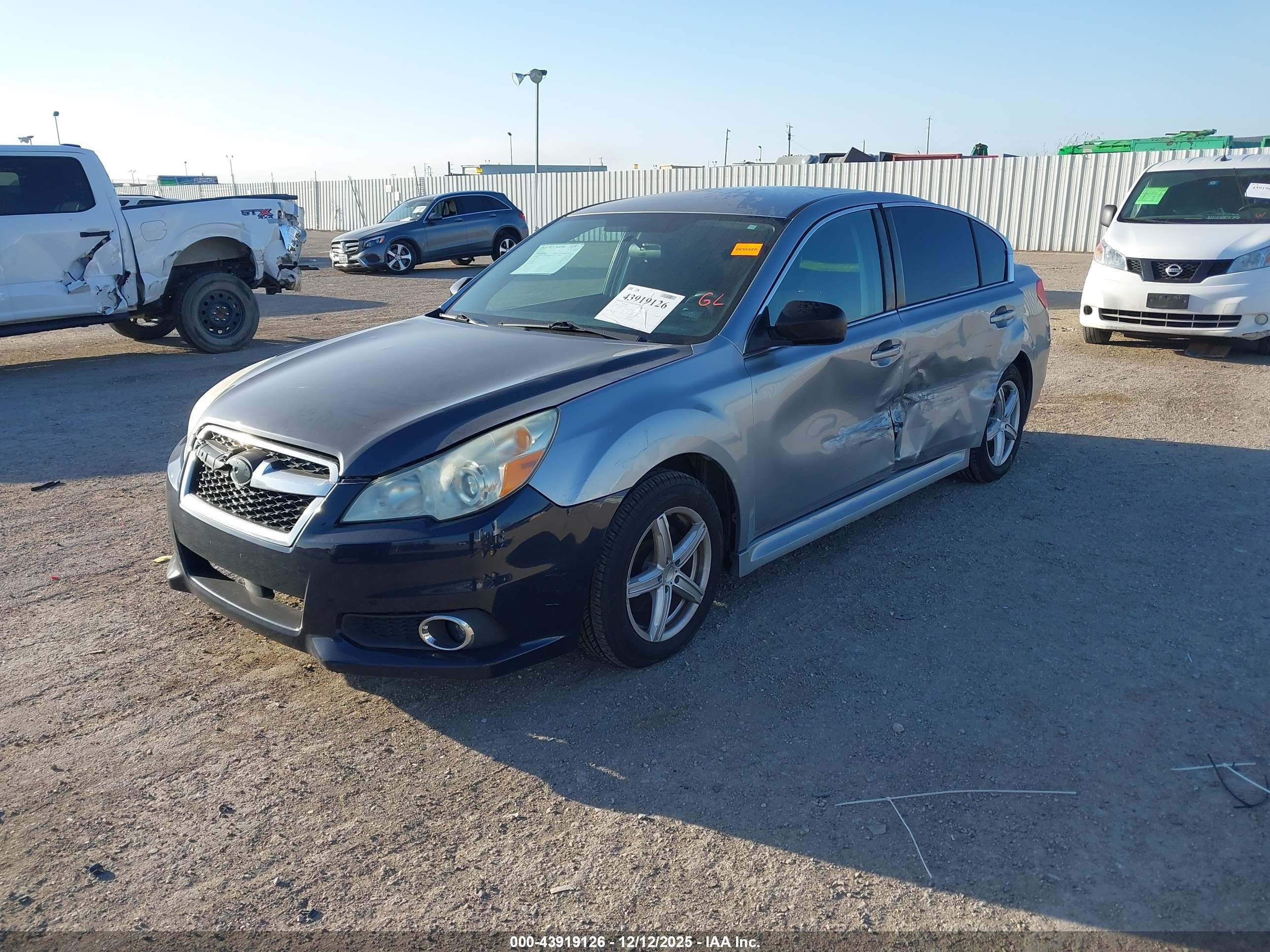 2011 Subaru Legacy 2.5i Gray vin: 4S3BMAA67B1229262