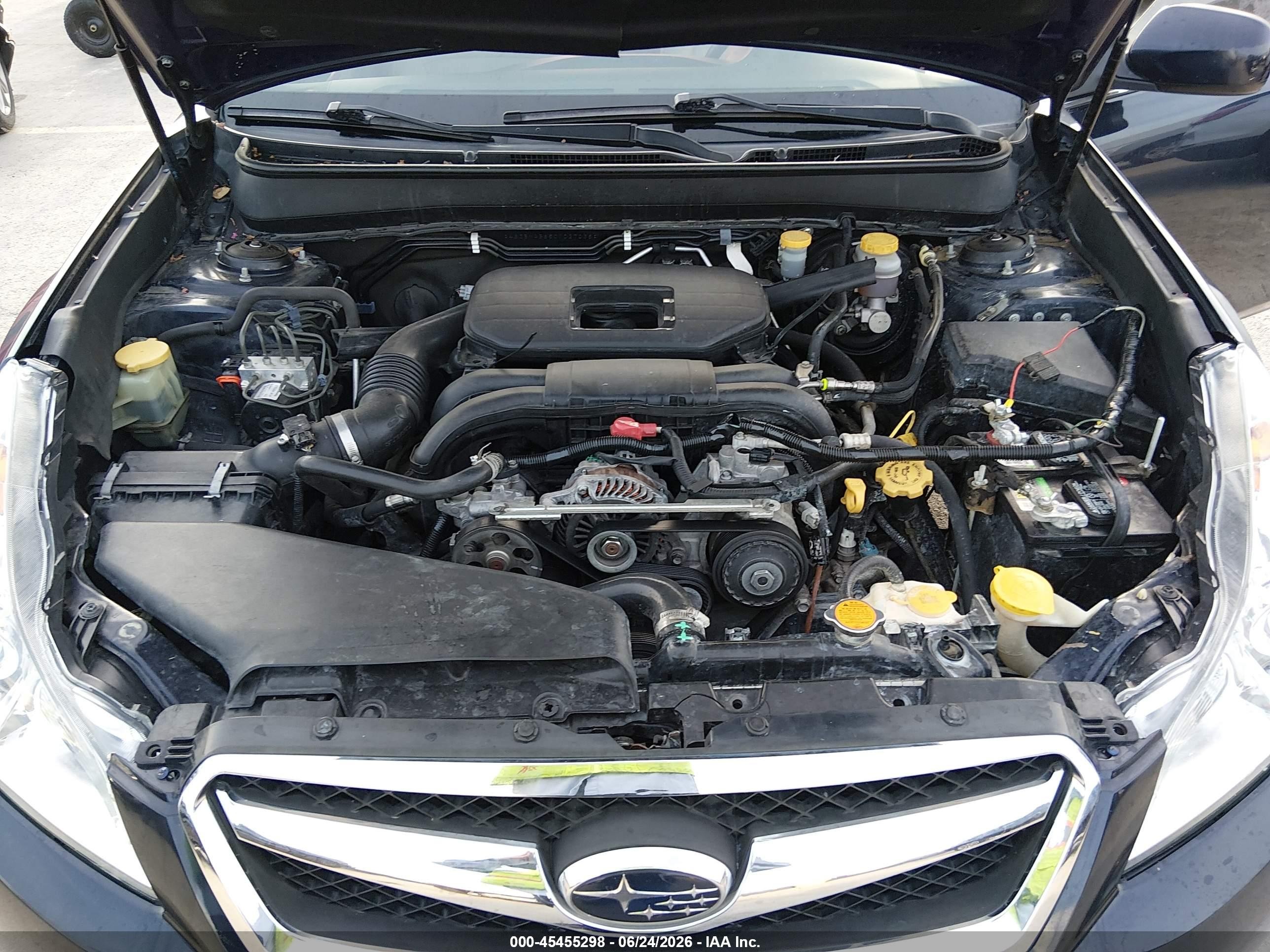 2012 Subaru Legacy 2.5i Premium Синий vin: 4S3BMAB65C1027035