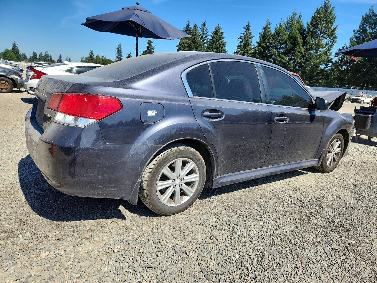 2011 Subaru Legacy 2.5i Premium Gray vin: 4S3BMB66XB3231010