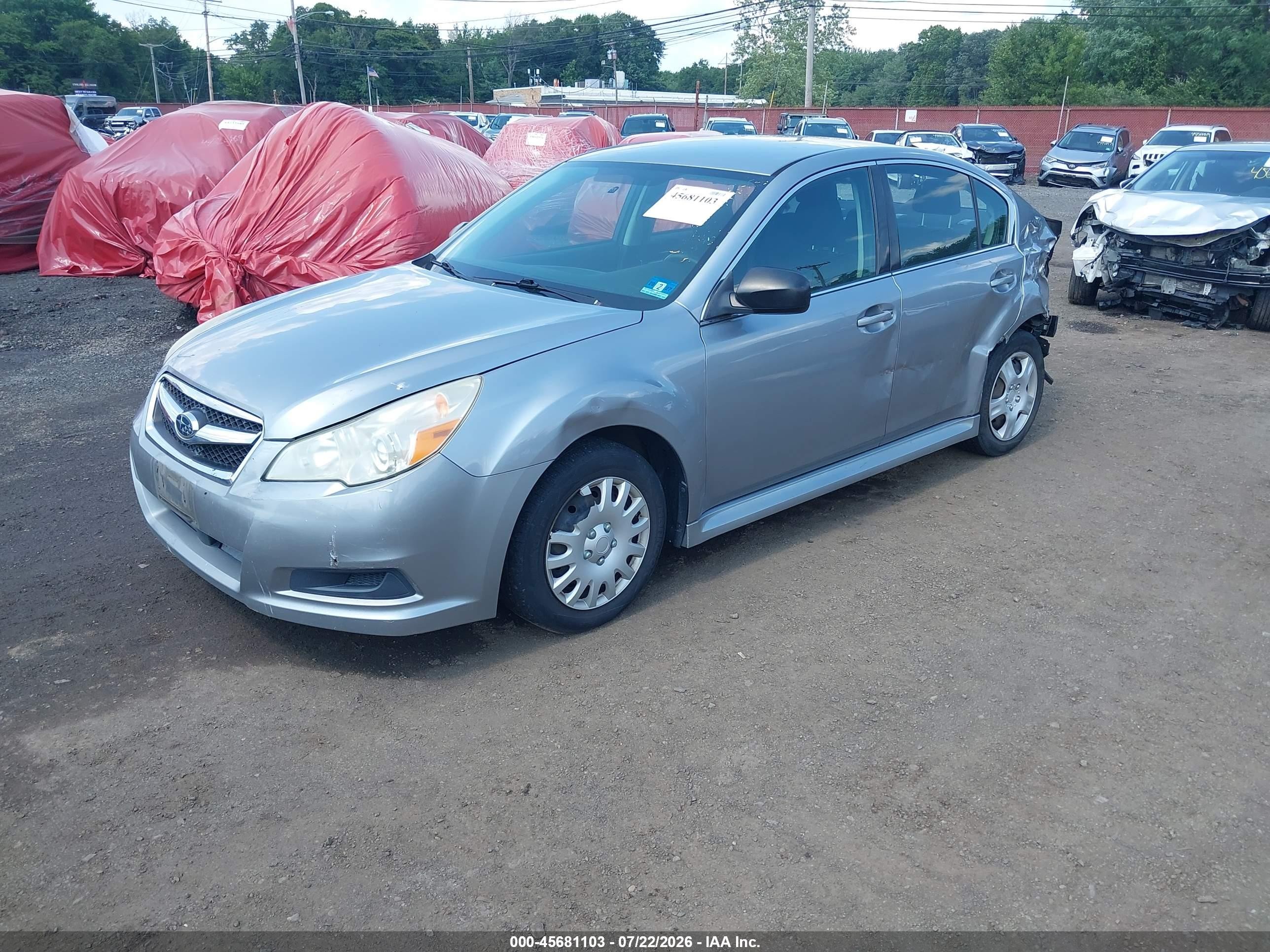 2011 Subaru Legacy 2.5i Silver vin: 4S3BMBA60B3264185