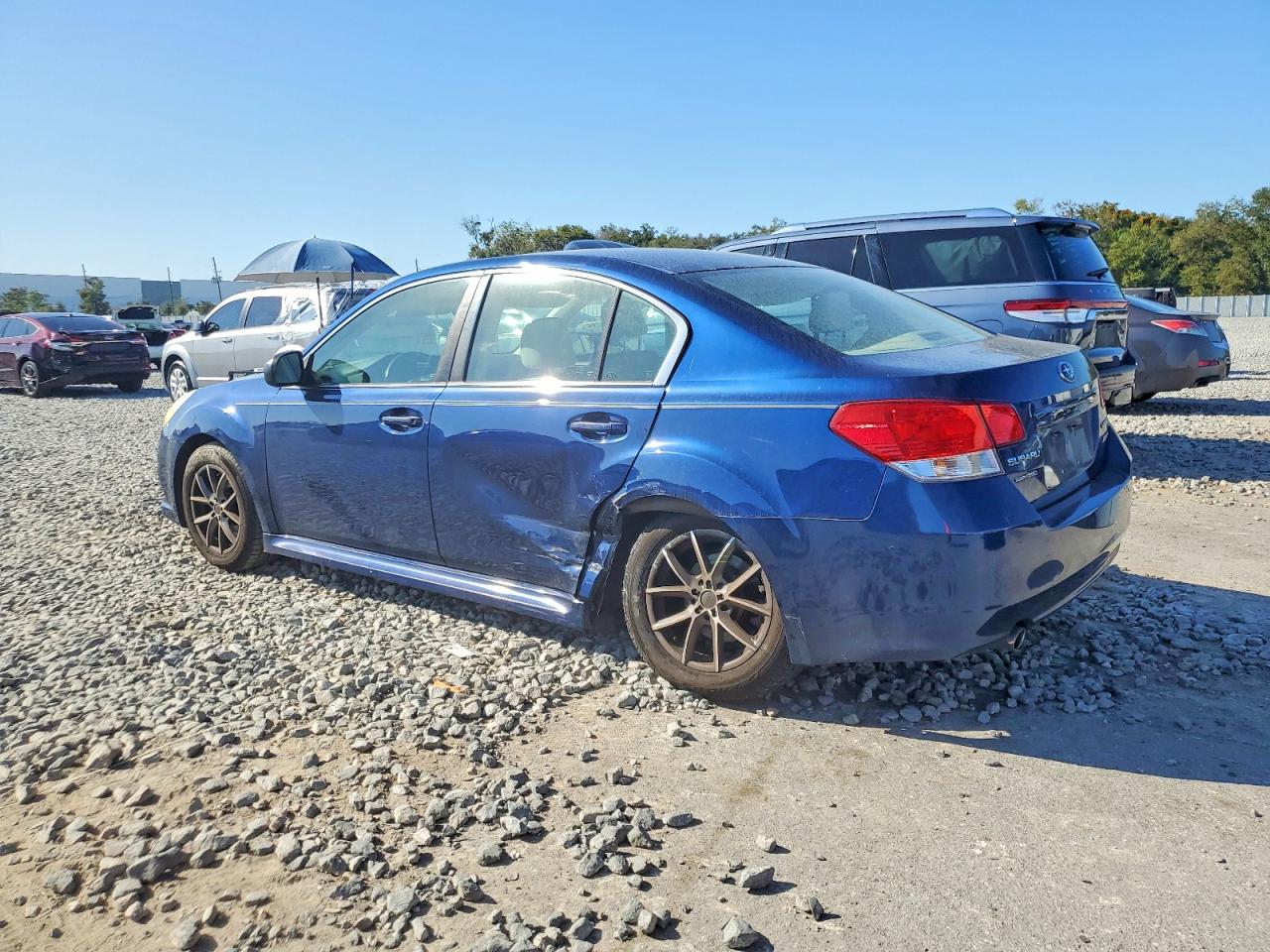 2011 Subaru Legacy 2.5i Blue vin: 4S3BMBA61B3220678