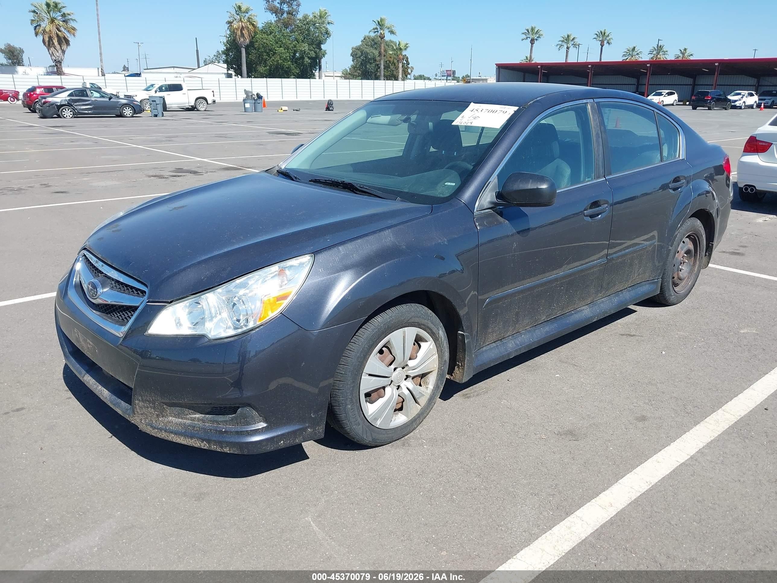 2011 Subaru Legacy 2.5i Gray vin: 4S3BMBA61B3255172