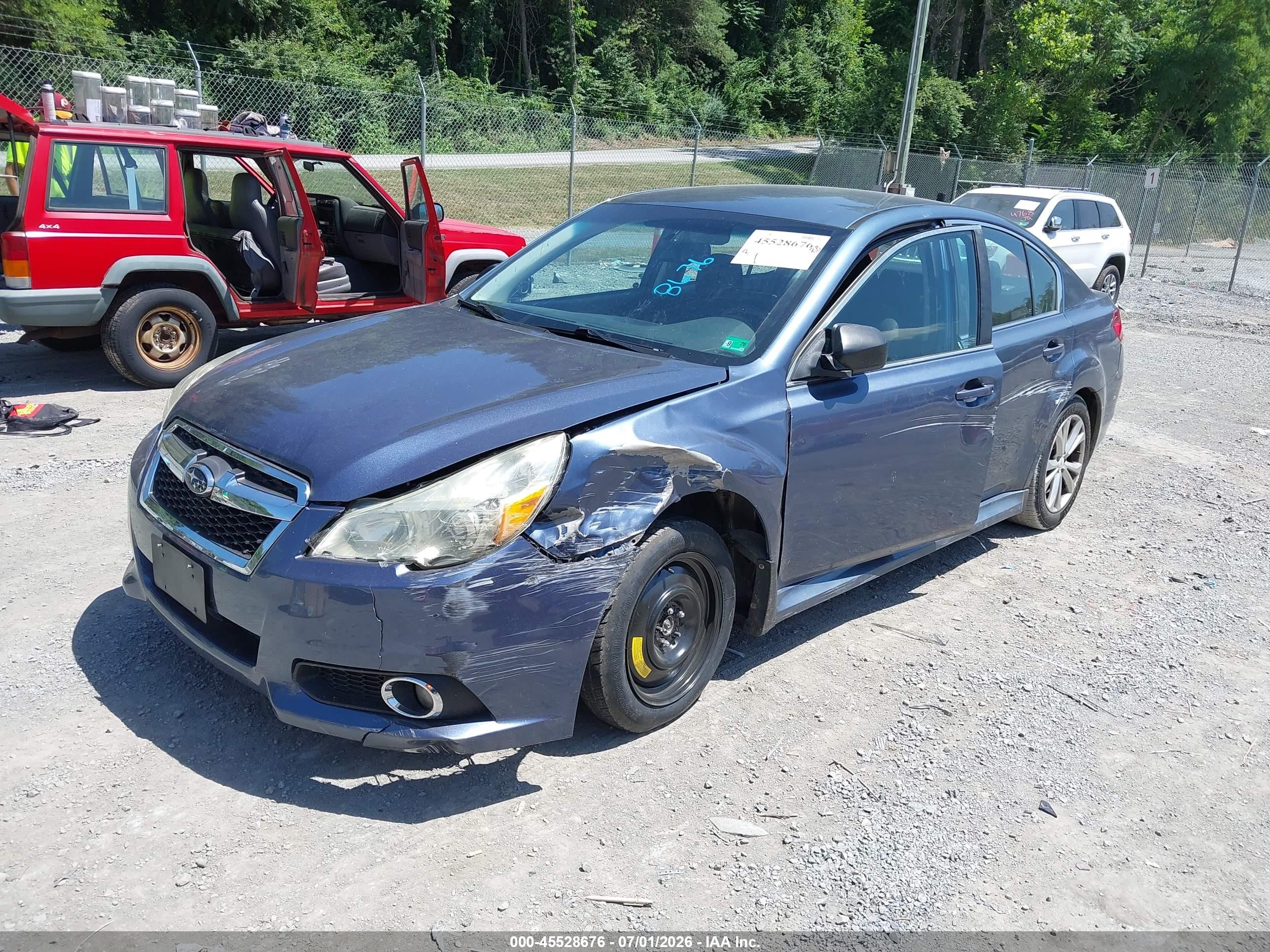 2014 Subaru Legacy 2.5i Blue vin: 4S3BMBA62E3004584